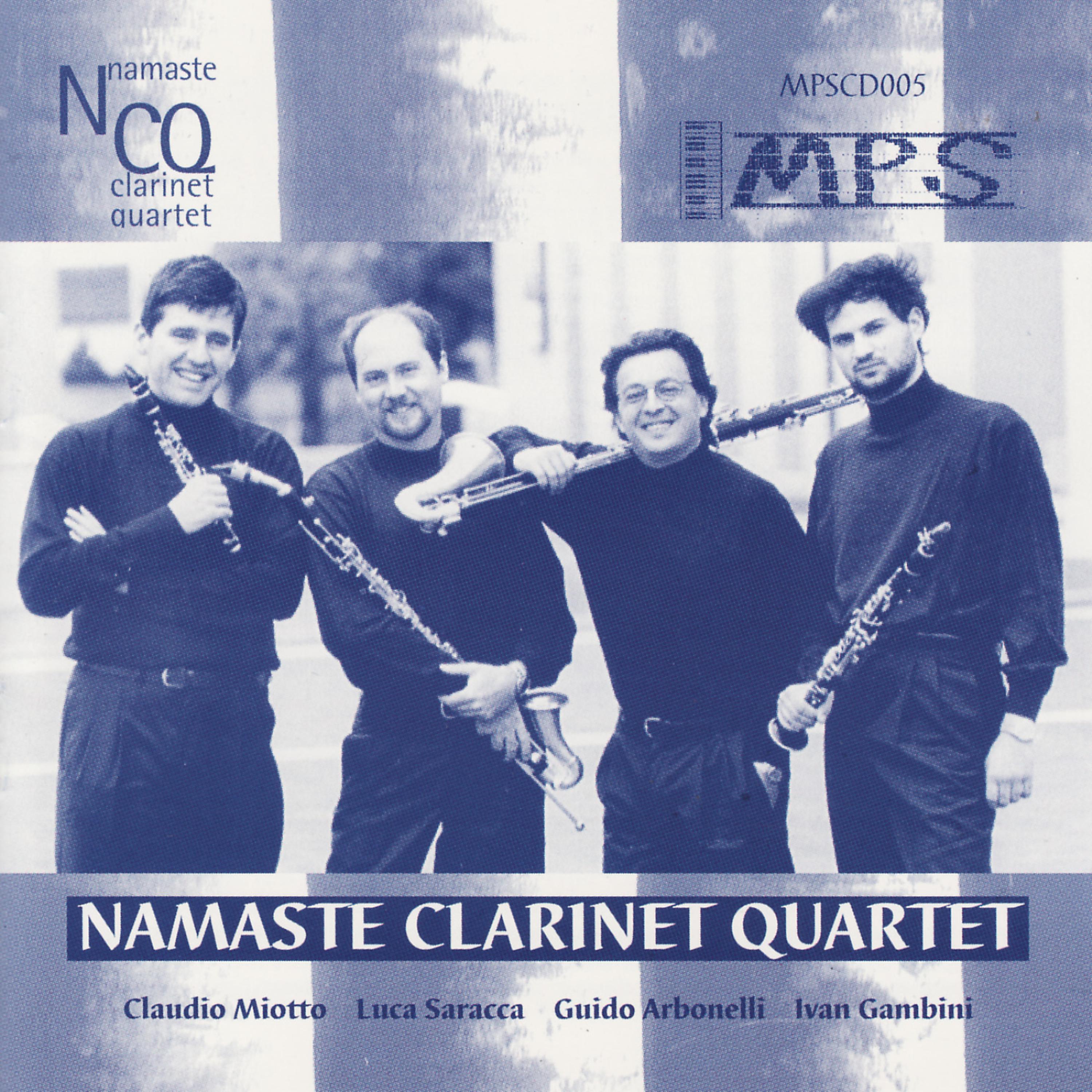 Постер альбома Namaste Clarinet Quartet