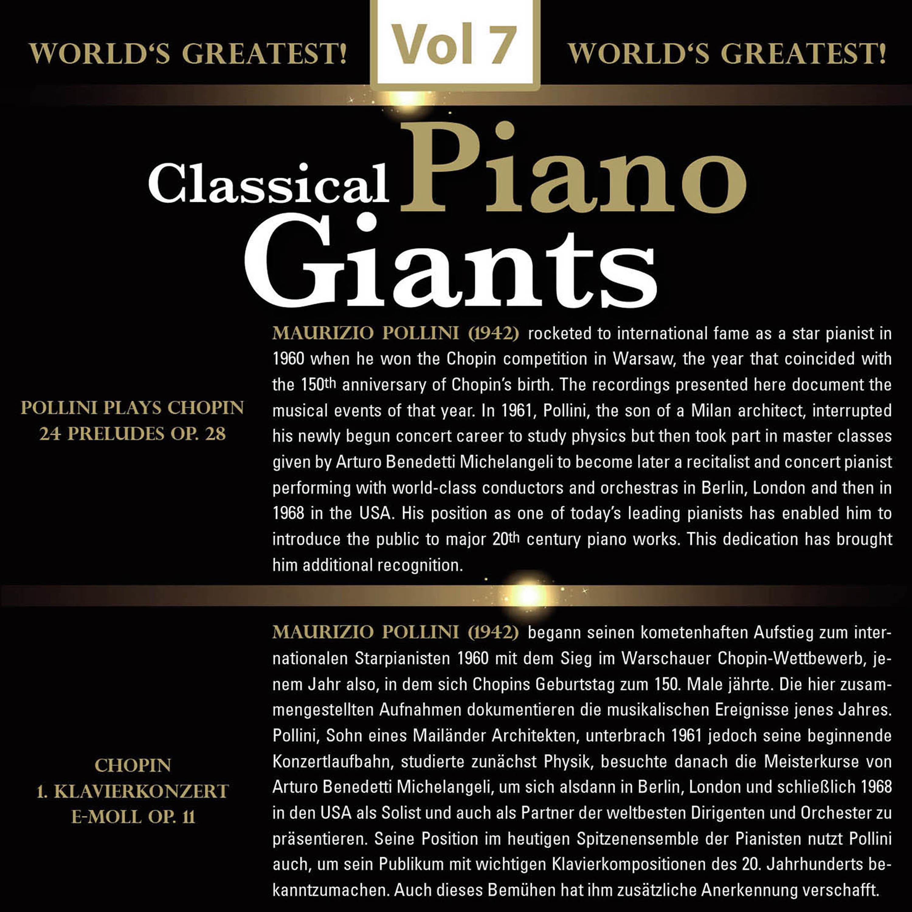 Постер альбома Classical - Piano Giants, Vol.7