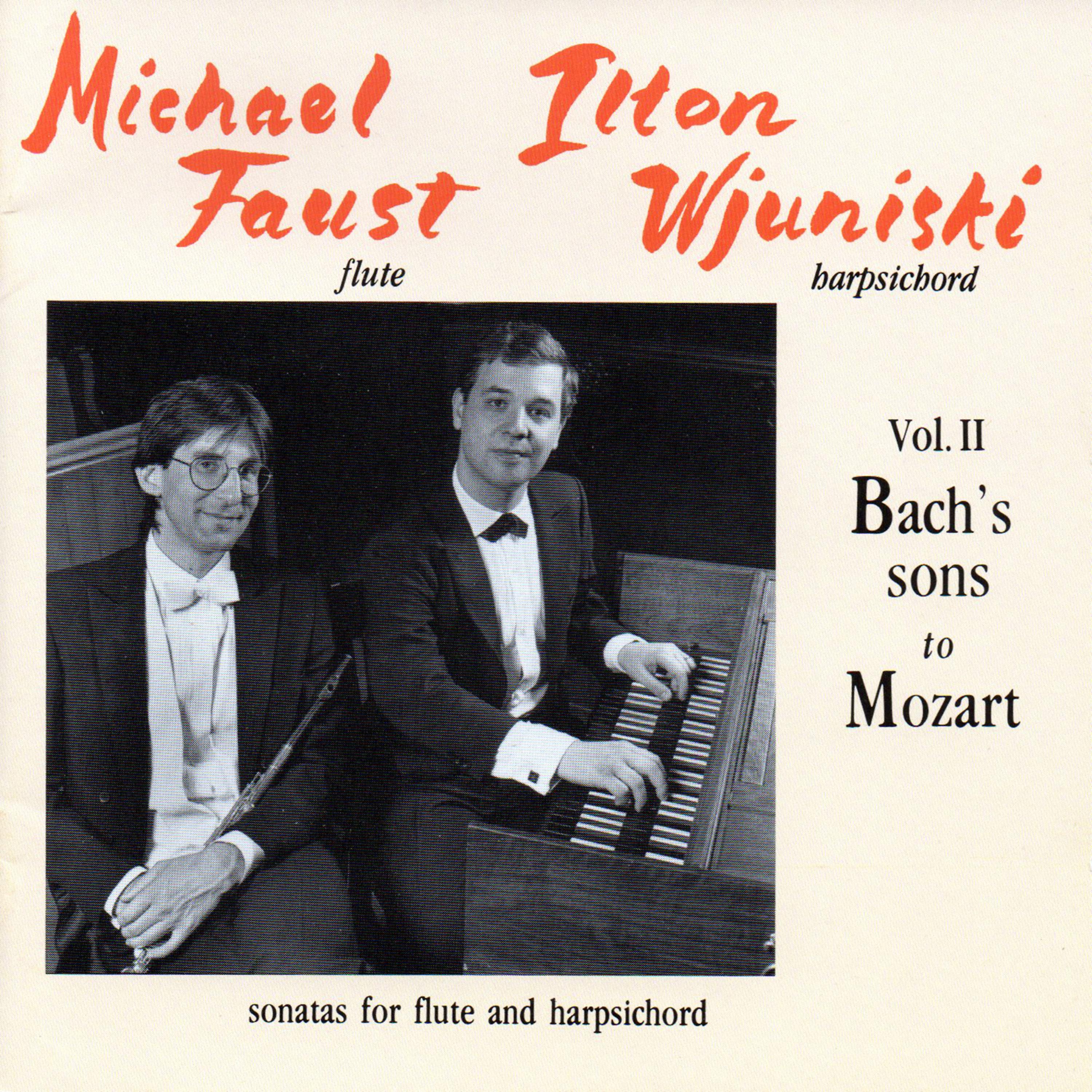 Постер альбома Bach & Mozart: Sonatas for Flute and Harpsichord, Vol. 2