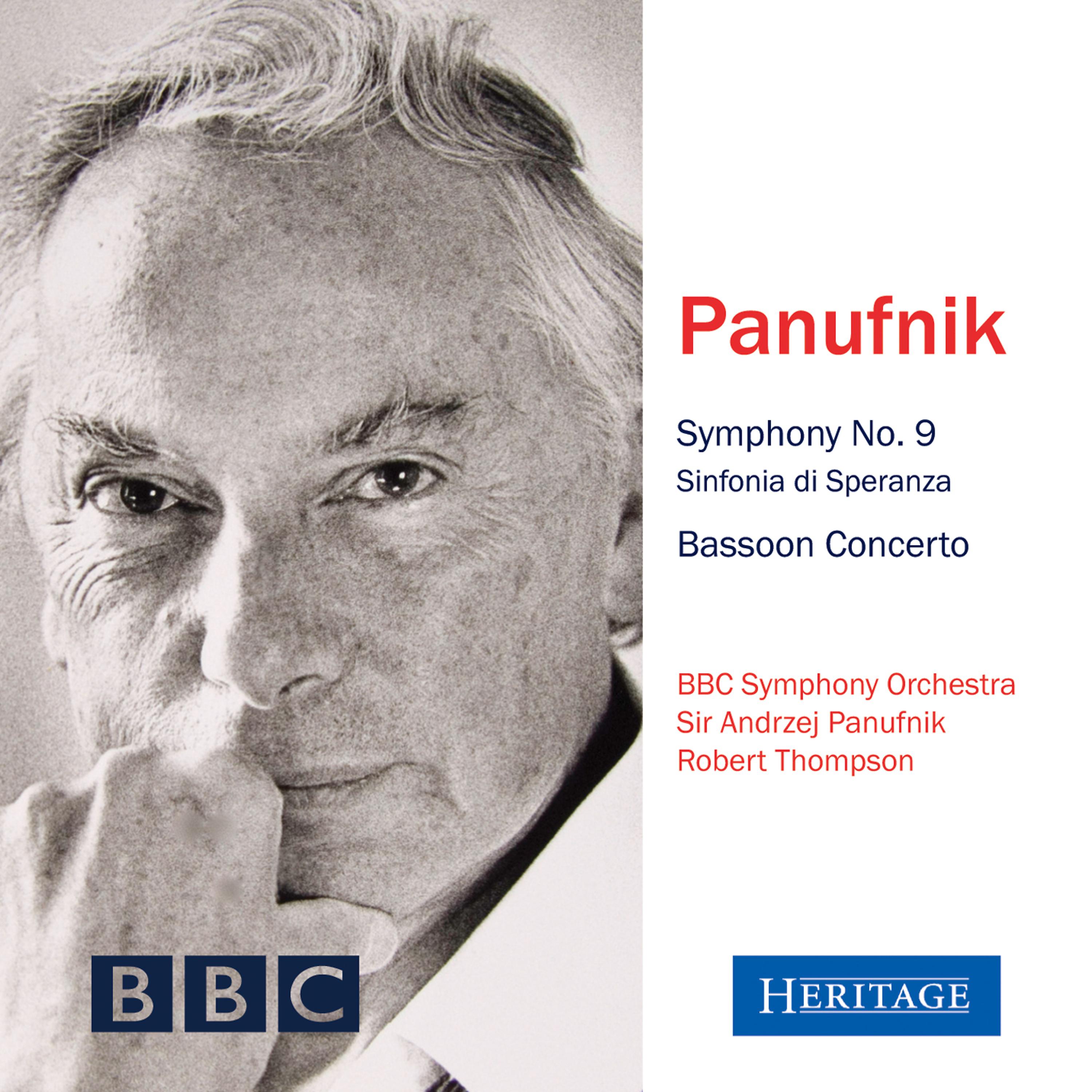 Постер альбома Panufnik: Symphony No. 9 and Bassoon Concerto