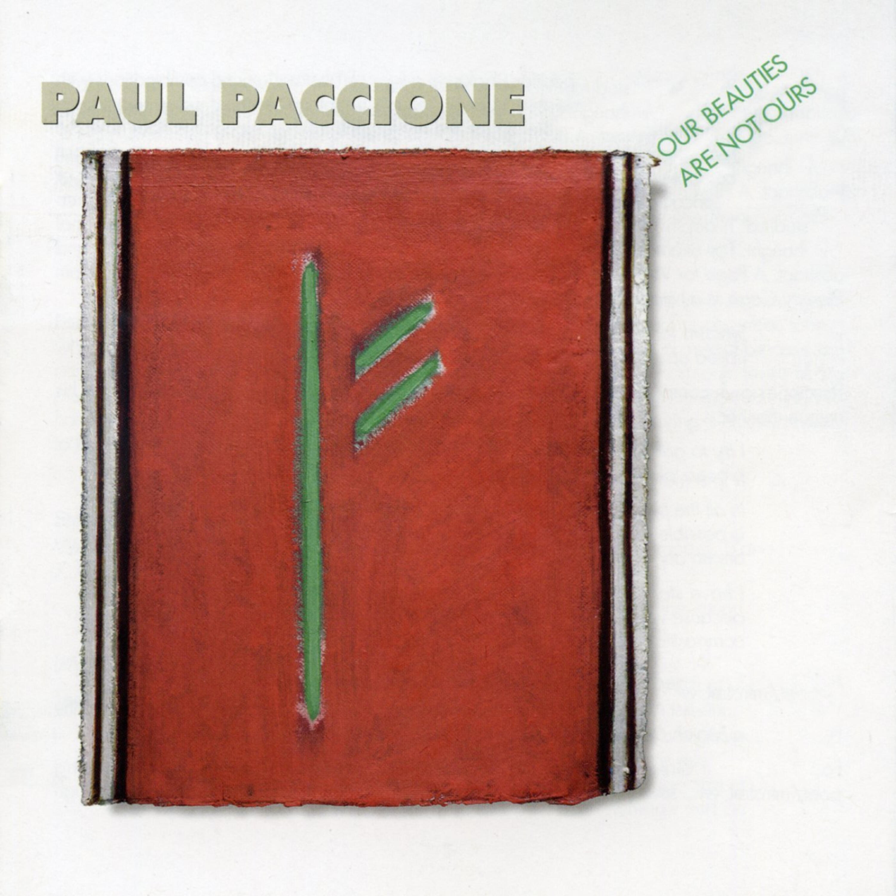 Molly Paccione - Five Songs from Christina Rossetti: IV. The Key-Note