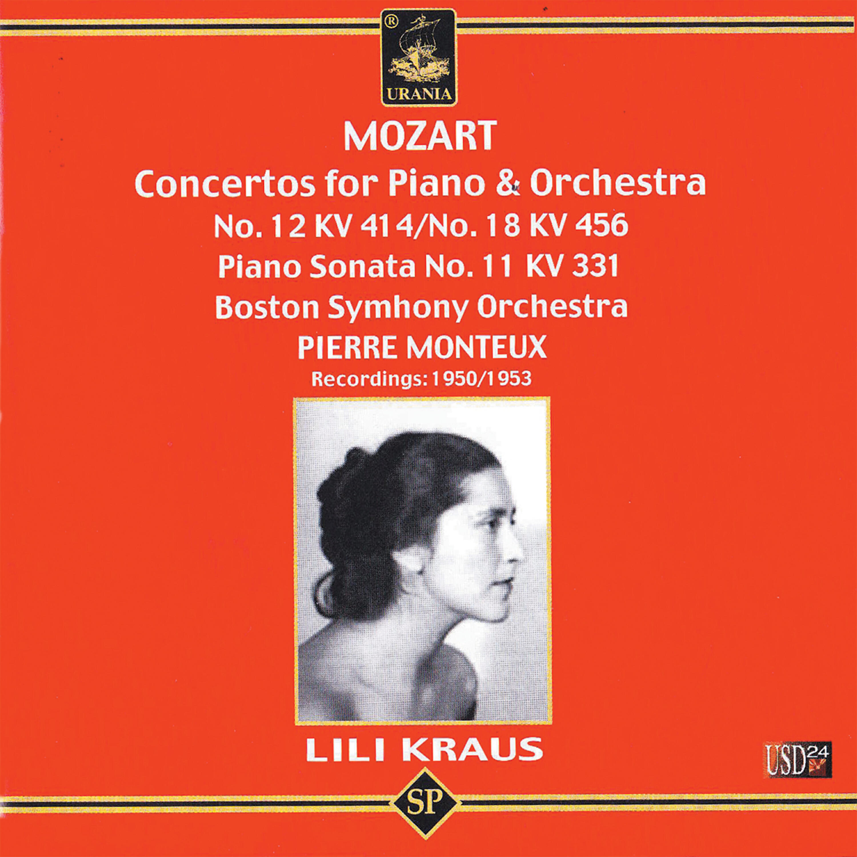 Lili Kraus - Piano Concerto No. 18 in B-Flat Major, K. 456 II. Andante un poco sostenuto