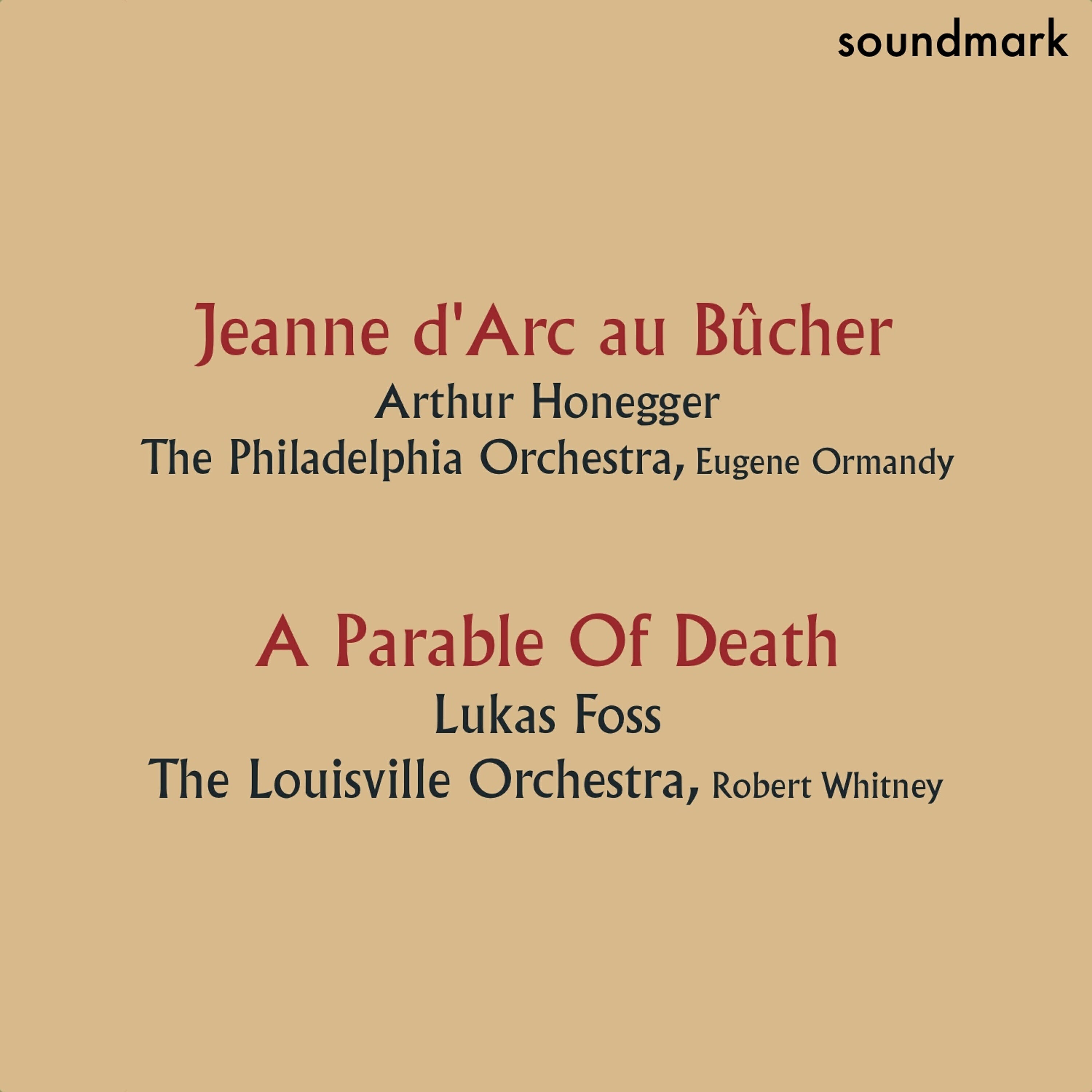 Vera Zorina - Jeanne d'Arc au Bûcher: X. Trimazo