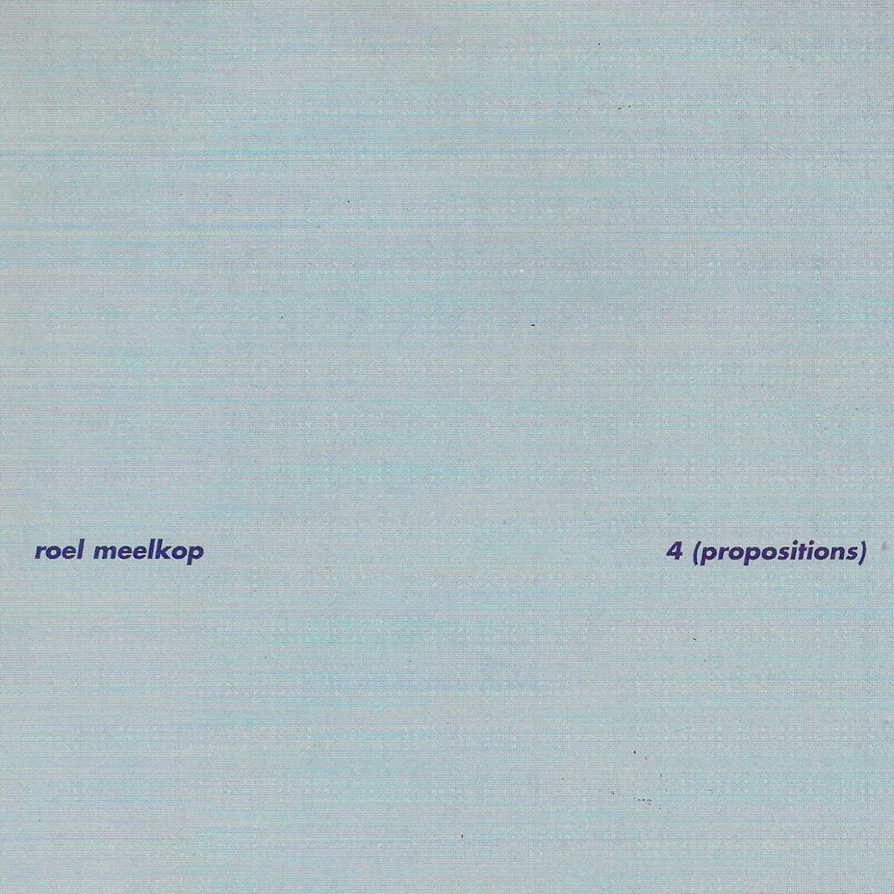 Постер альбома 4 (Propositions) - Remaster