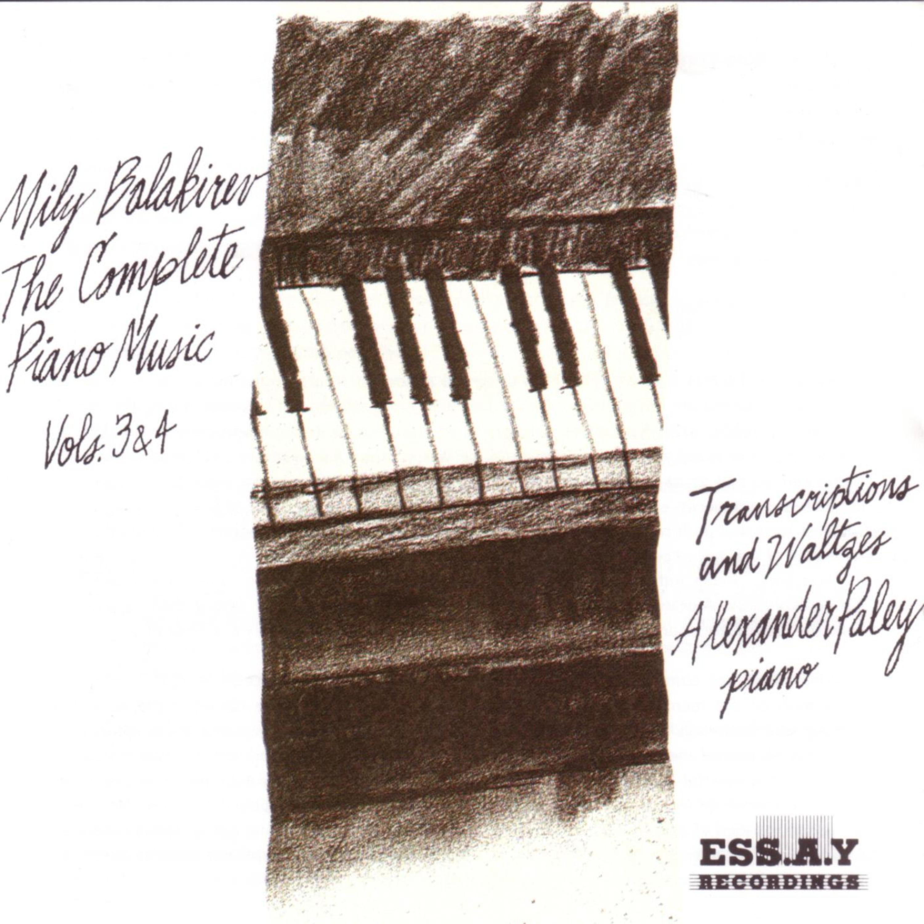 Постер альбома Balakirev: Piano Works, Vol.3 - Transcriptions