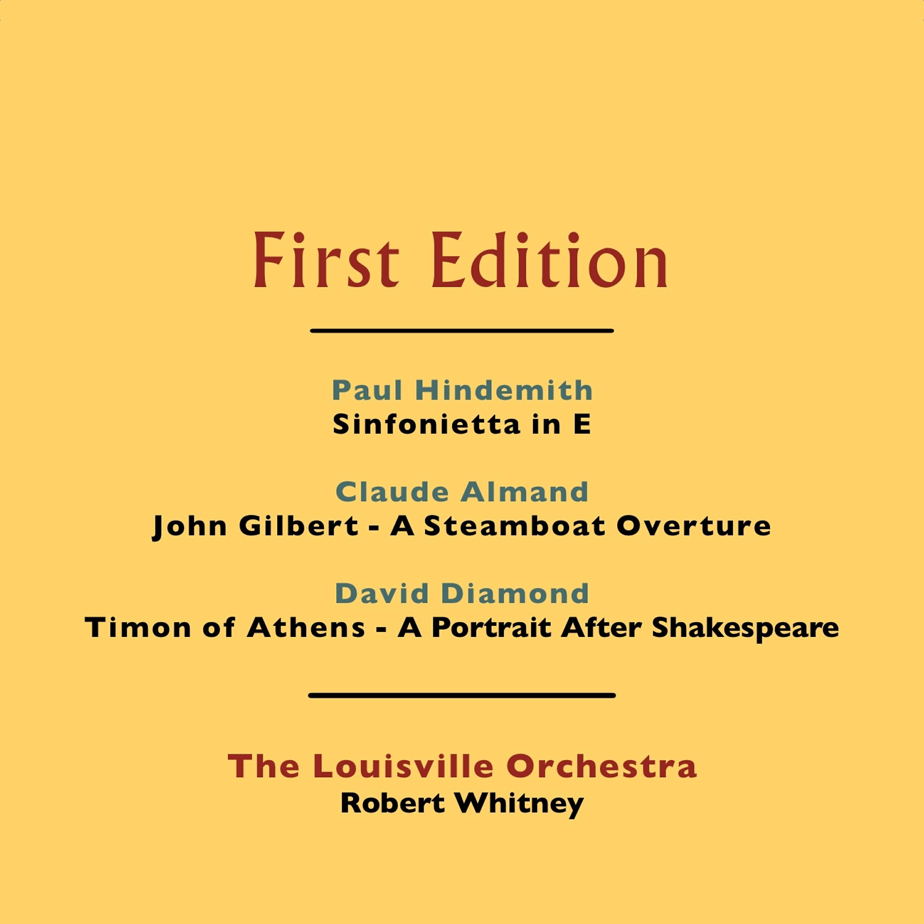 The Louisville Orchestra - Timon of Athens - A Portrait After Shakespeare