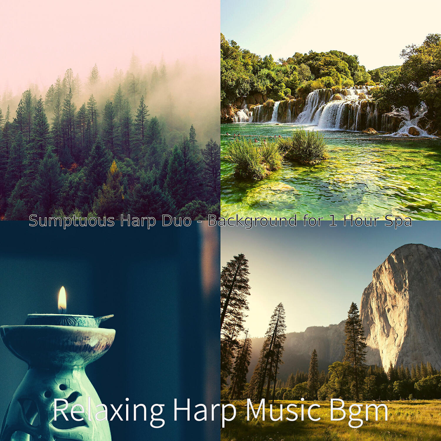 Relaxing Harp Music Bgm - Relaxed Guitar and Harps - Vibe for Spa Treatments