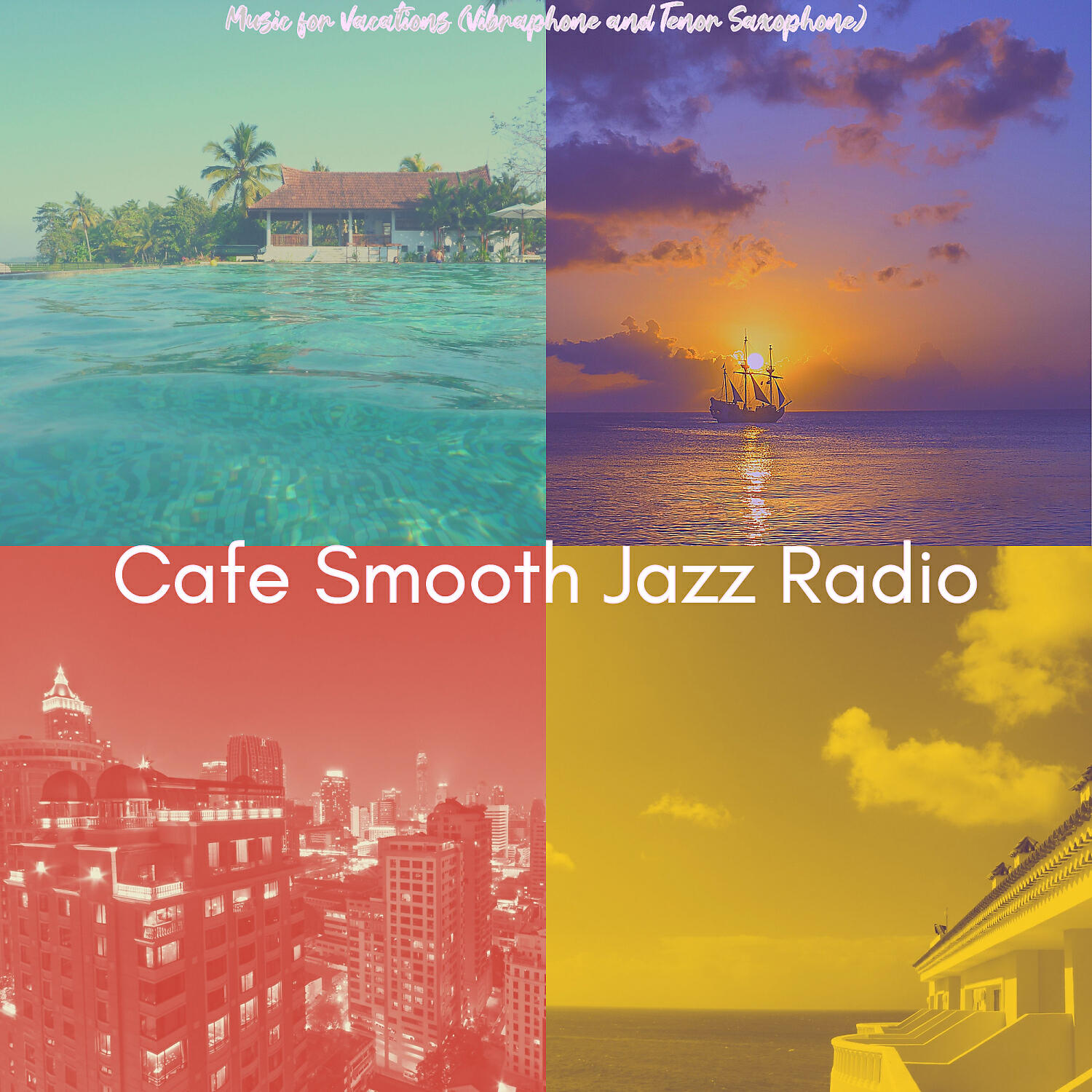 Cafe Smooth Jazz Radio - High-class Tenor Saxophone Solo - Vibe for Vacations