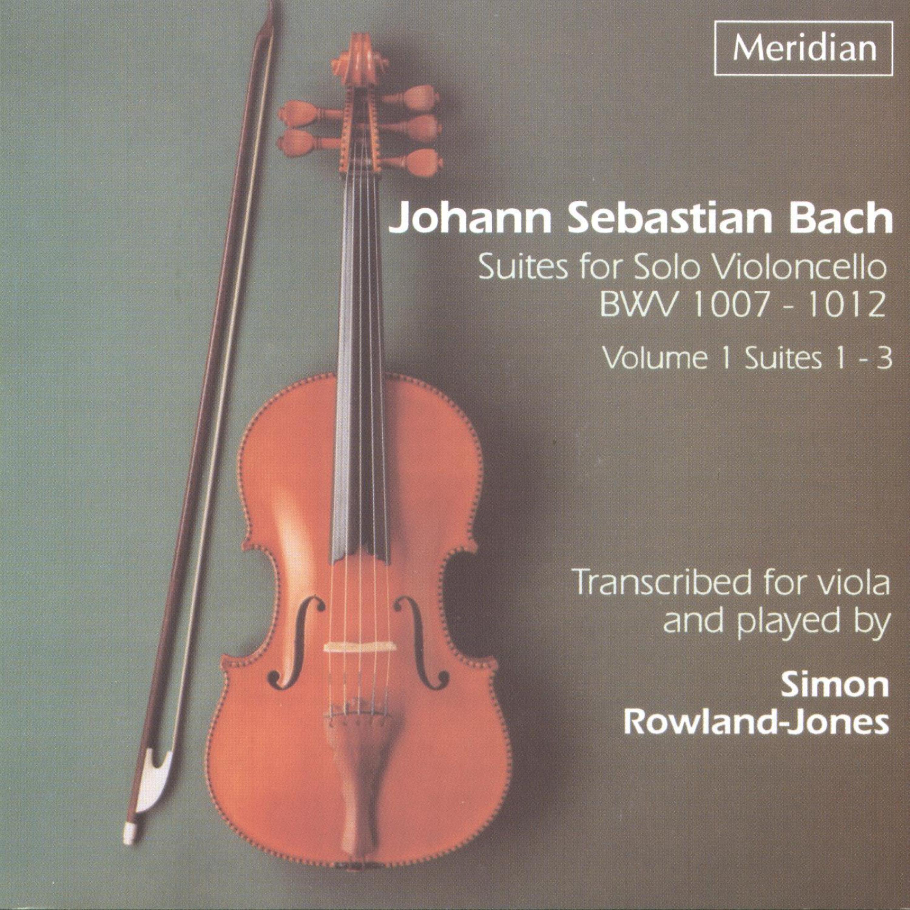Постер альбома Bach: Suites for Solo Violoncello, Vol. 1