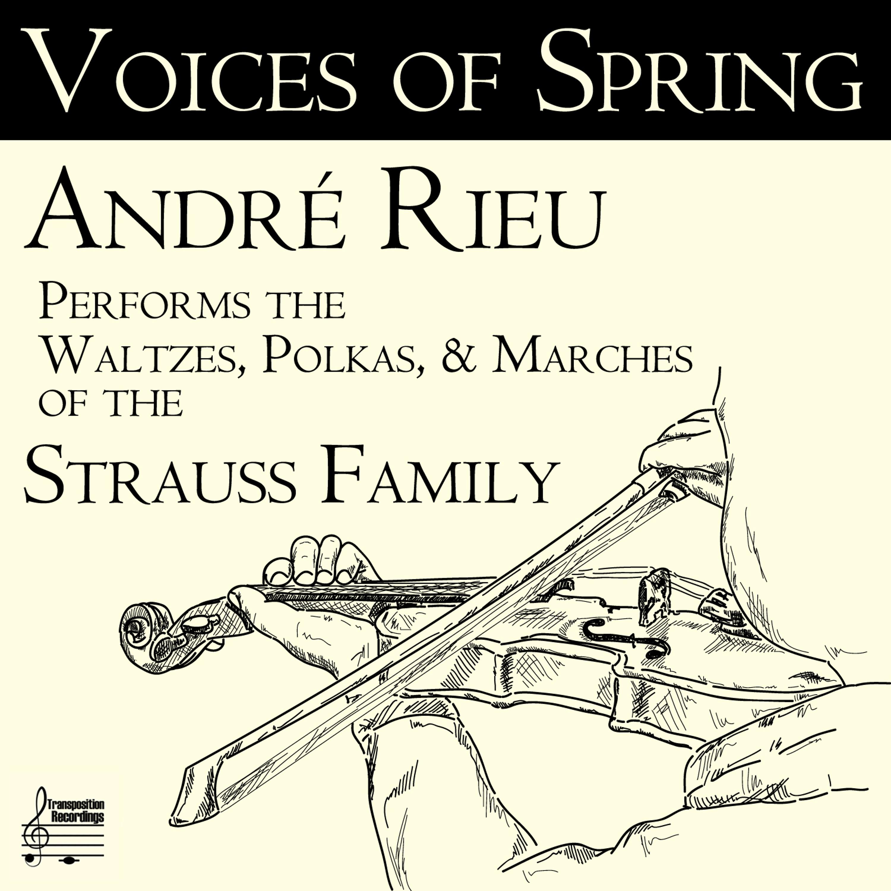 Постер альбома Voices of Spring: André Rieu Performs the Waltzes, Polkas, & Marches of the Strauss Family