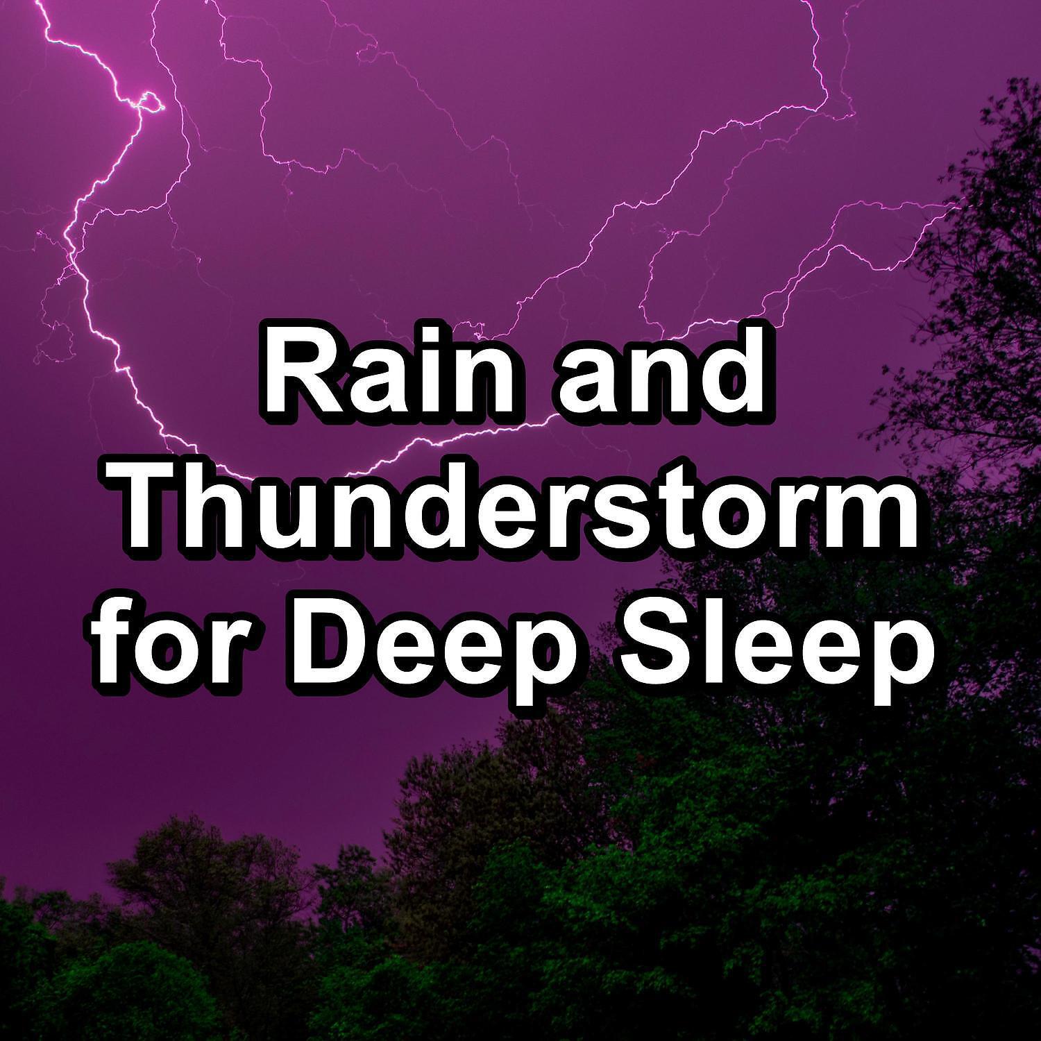 Rain For Deep Sleep - Echoing Rain Drops Sound with Thunder