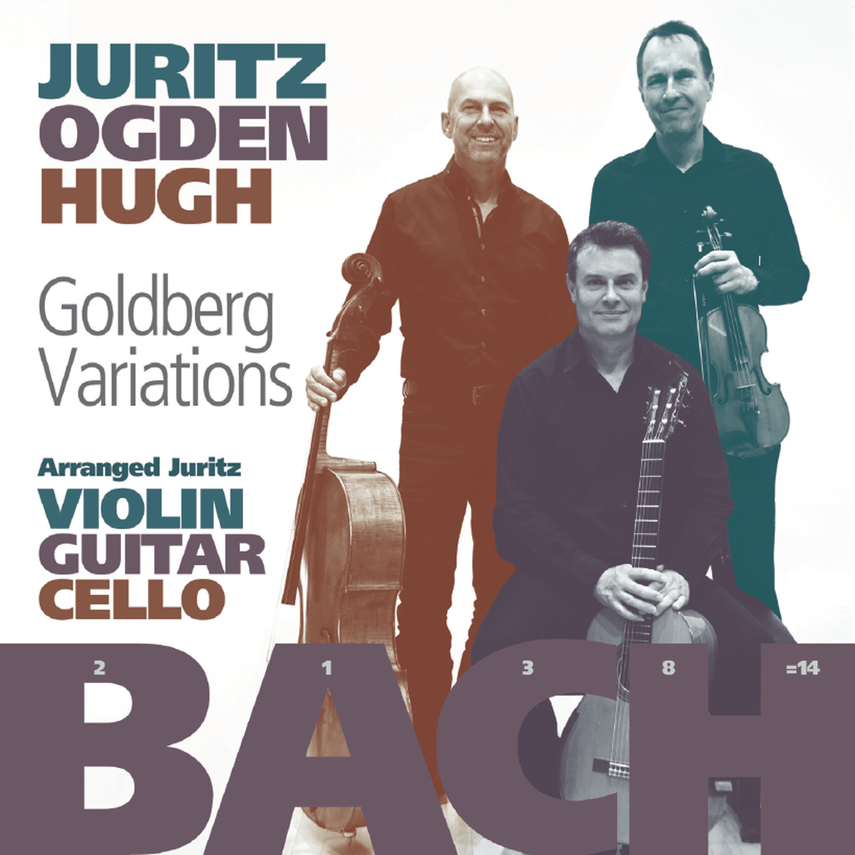 Постер альбома J.S. Bach: Goldberg Variations arranged for Violin, Guitar & Cello