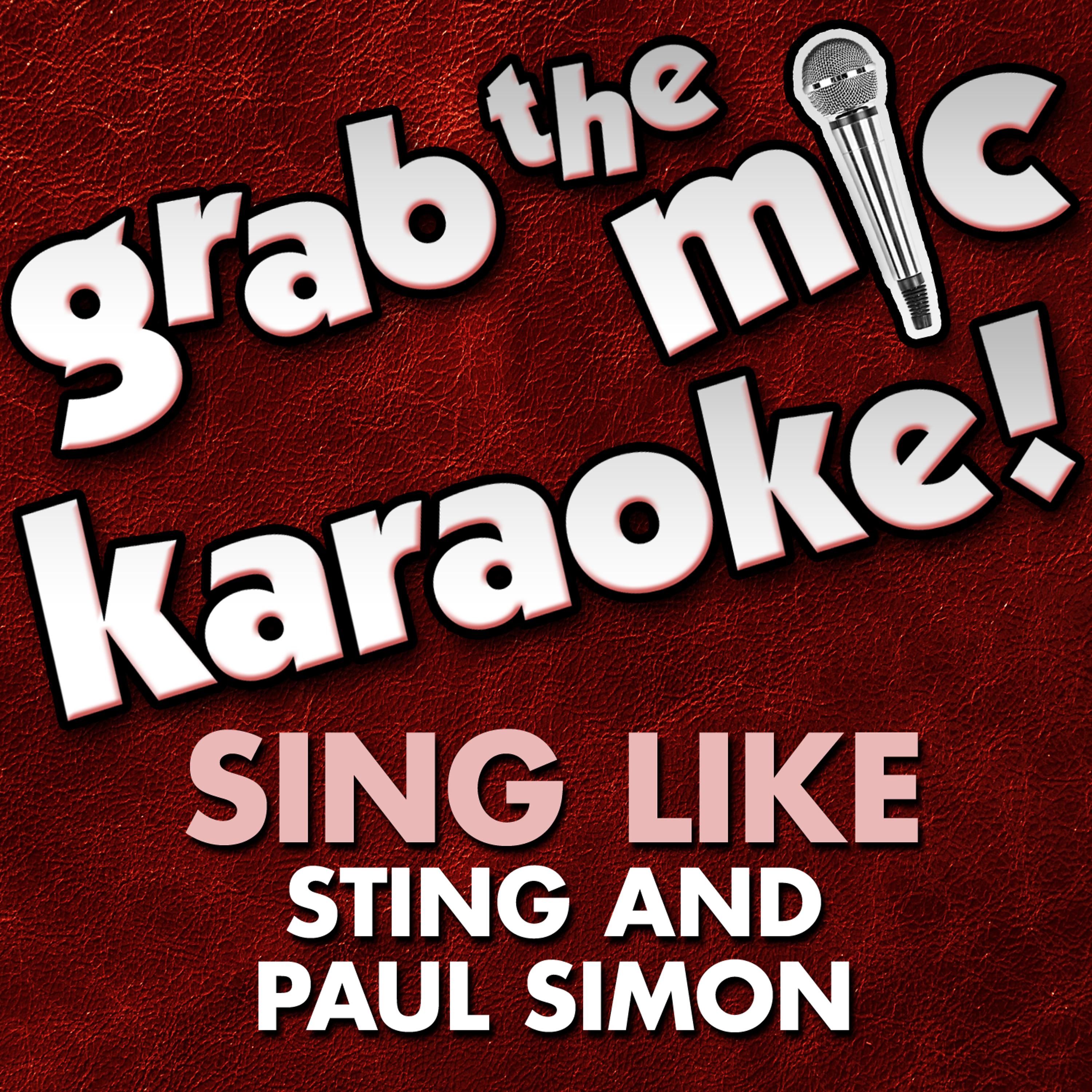 Постер альбома Grab the Mic Karaoke: Sing Like Sting and Paul Simon