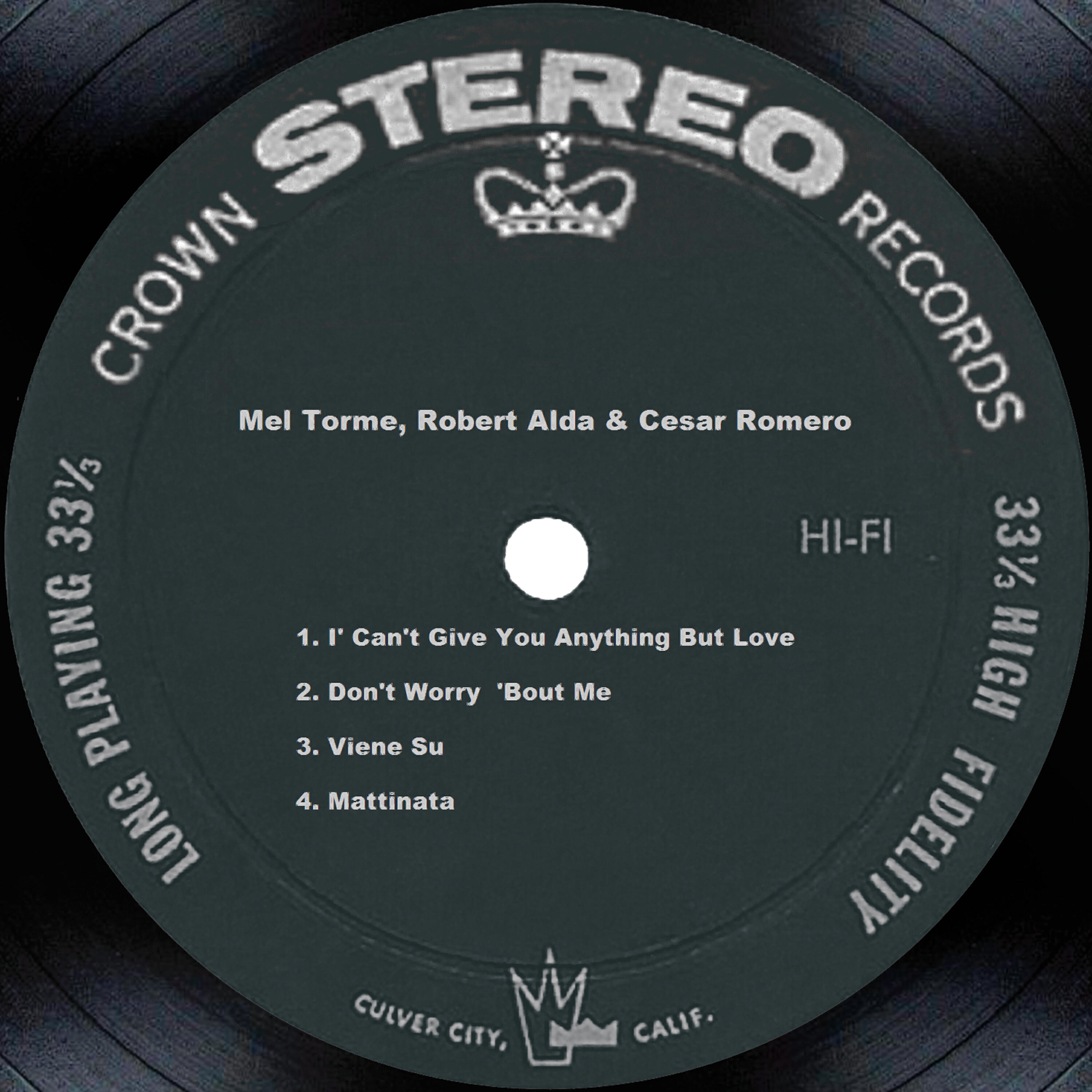 Mel Torme - I' Can't Give You Anything But Love