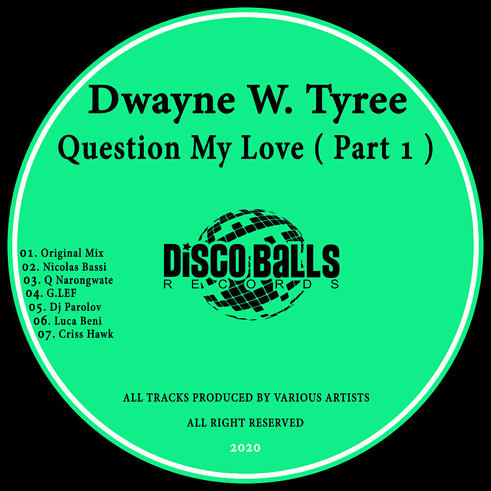 Dwayne W. Tyree - Question My Love (Original Mix)