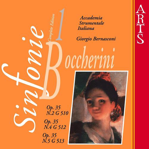 Постер альбома Boccherini: Sinfonie Nos. 2, 4 & 5, Op. 35, Vol. 1
