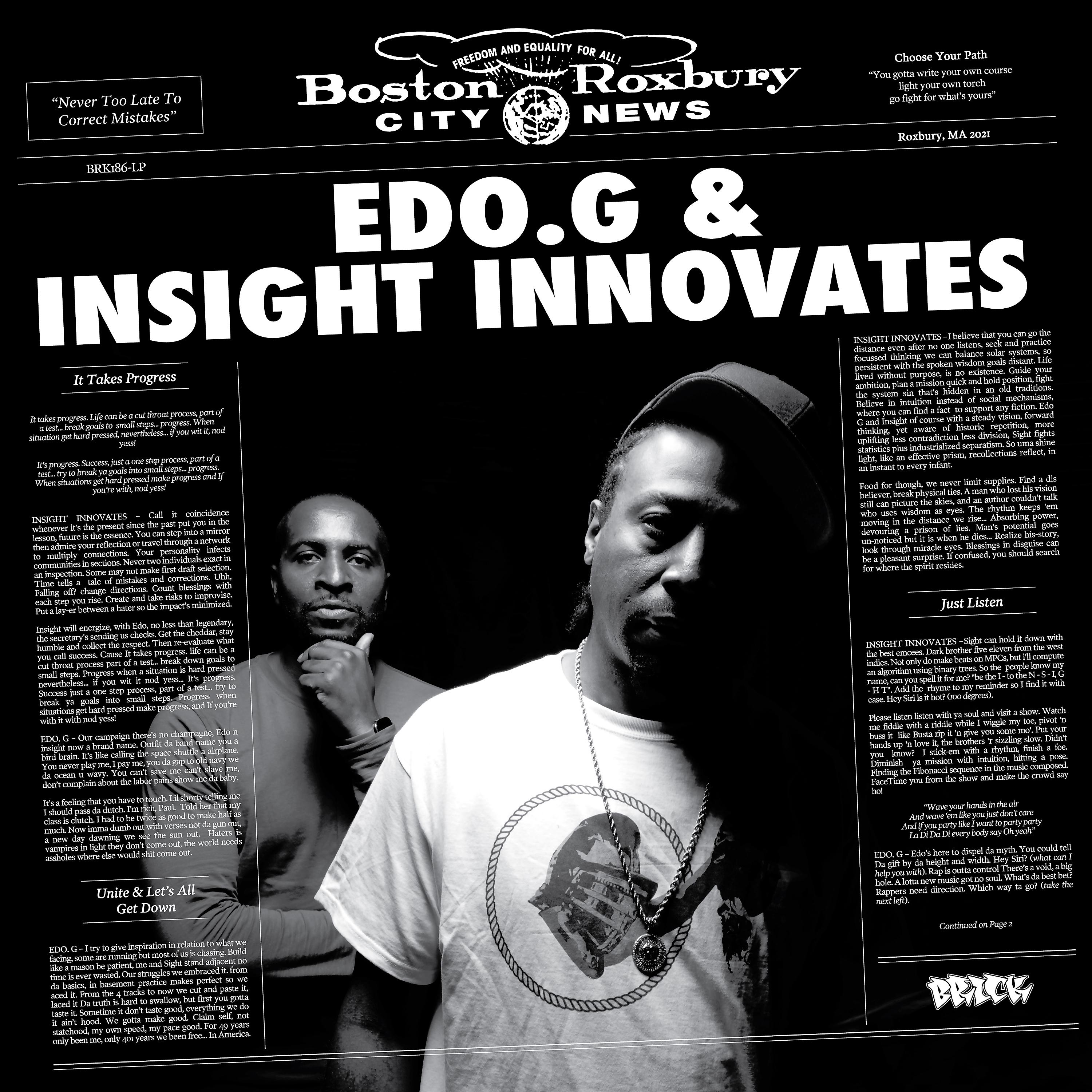 Постер альбома Edo.G & Insight Innovates