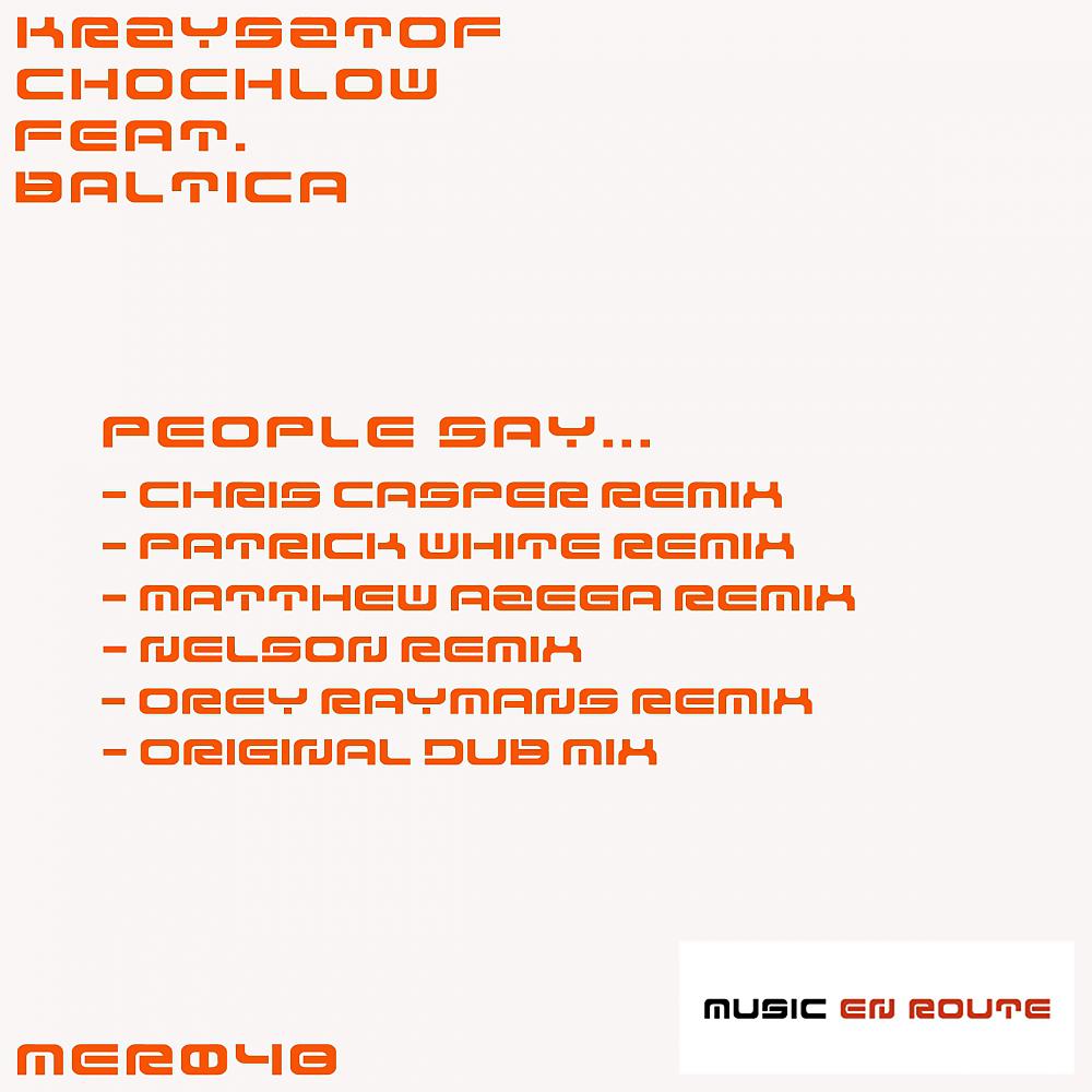 Постер альбома People Say... (Remixes)