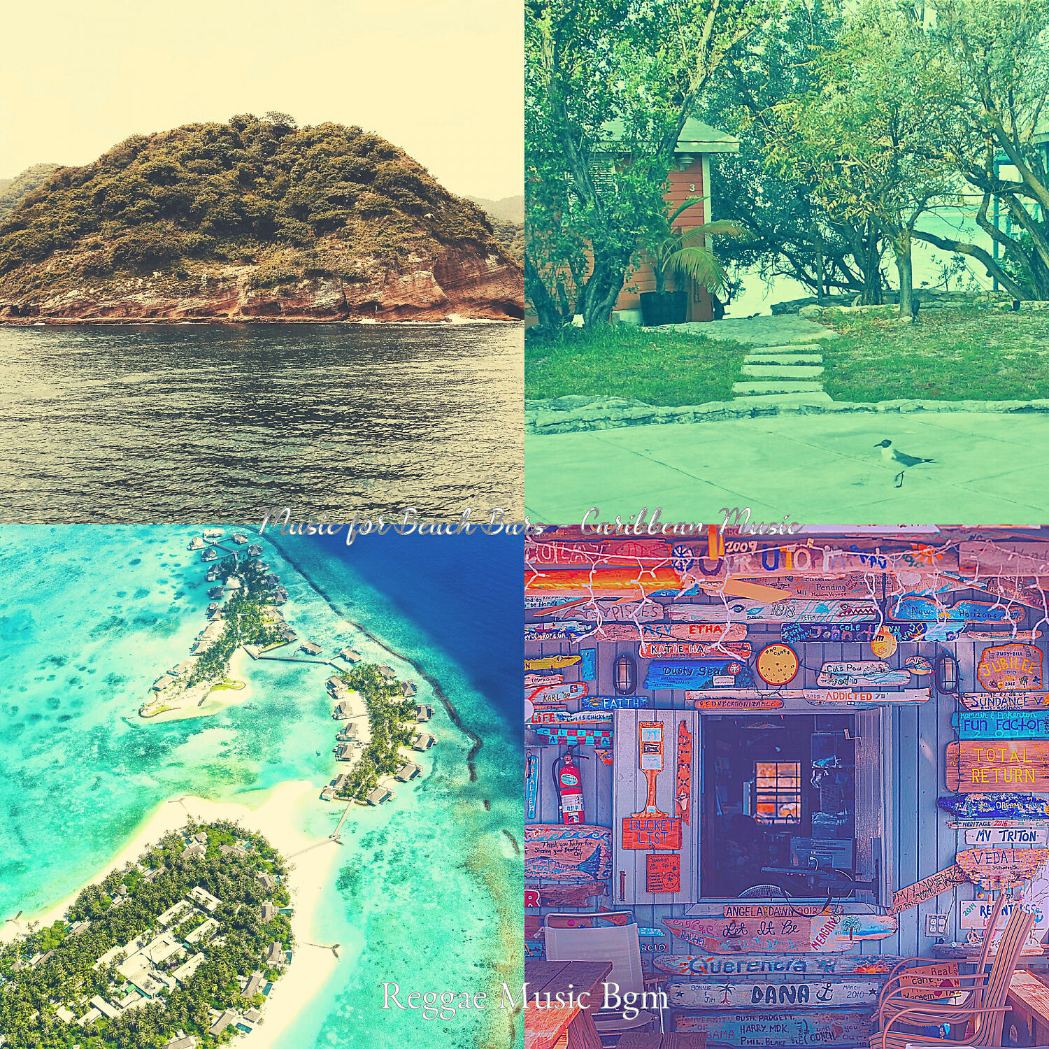 Reggae Music Bgm - Festive Backdrops for Beach Bars
