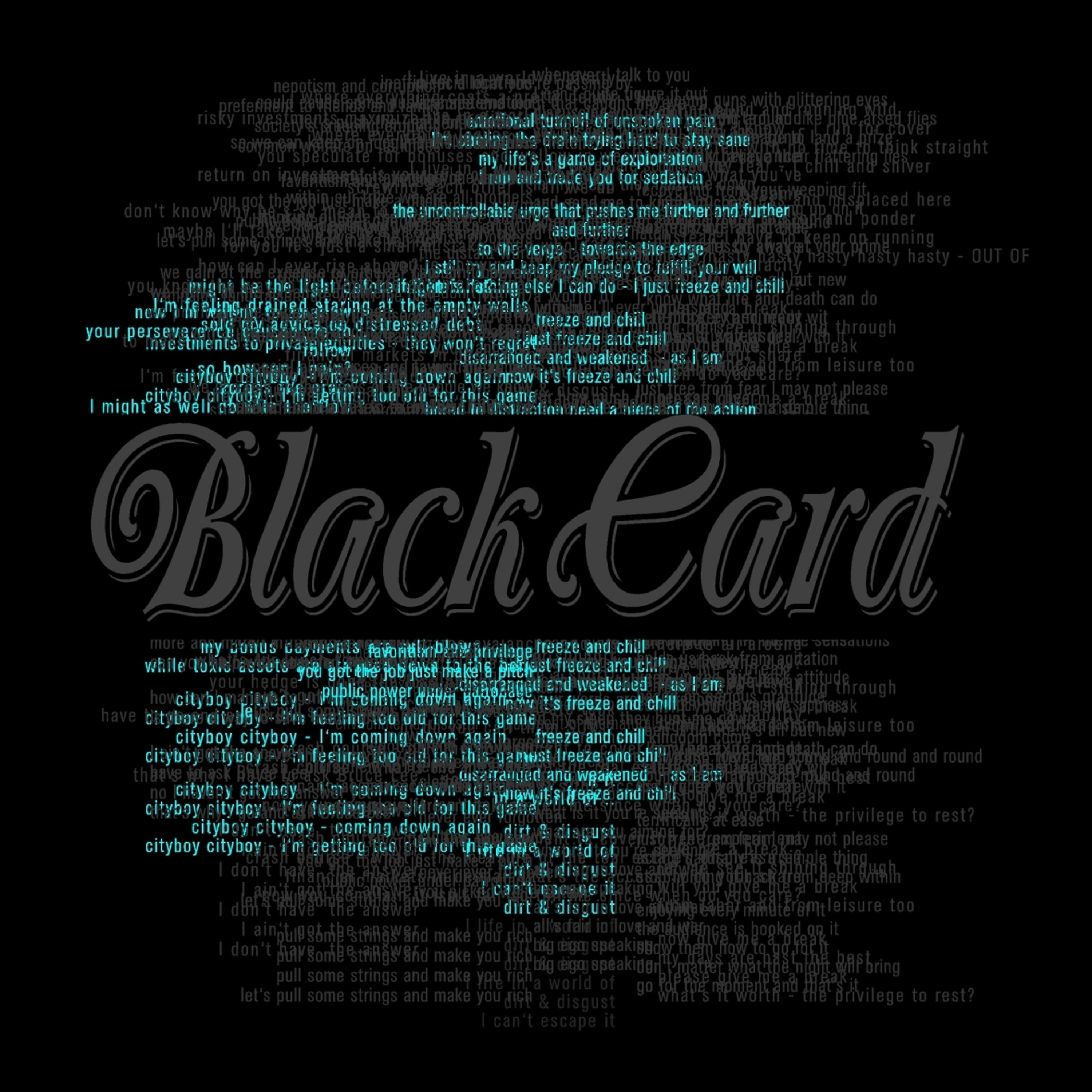 Постер альбома Black Card