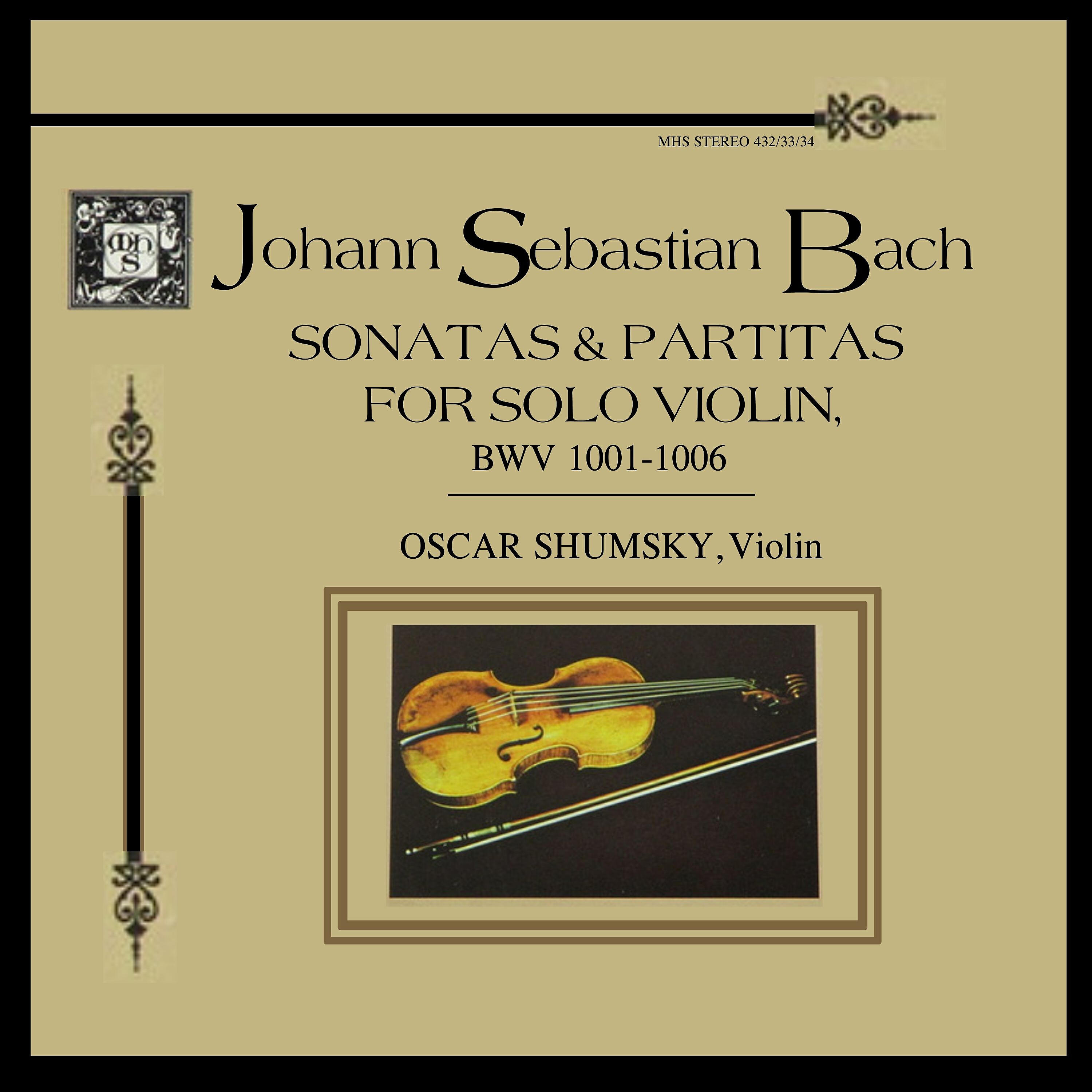 Oscar Shumsky - Partita No. 3 in E Major, BWV 1006: VII. Gigue