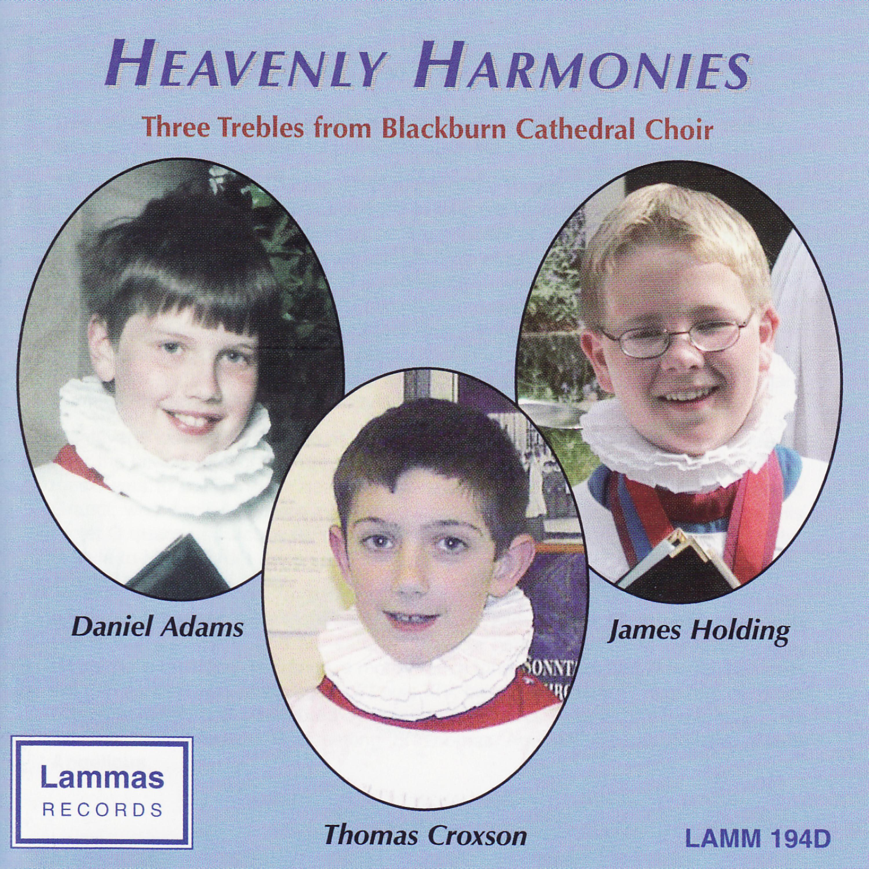 Постер альбома Heavenly Harmonies: Three Trebles from Blackburn Cathedral
