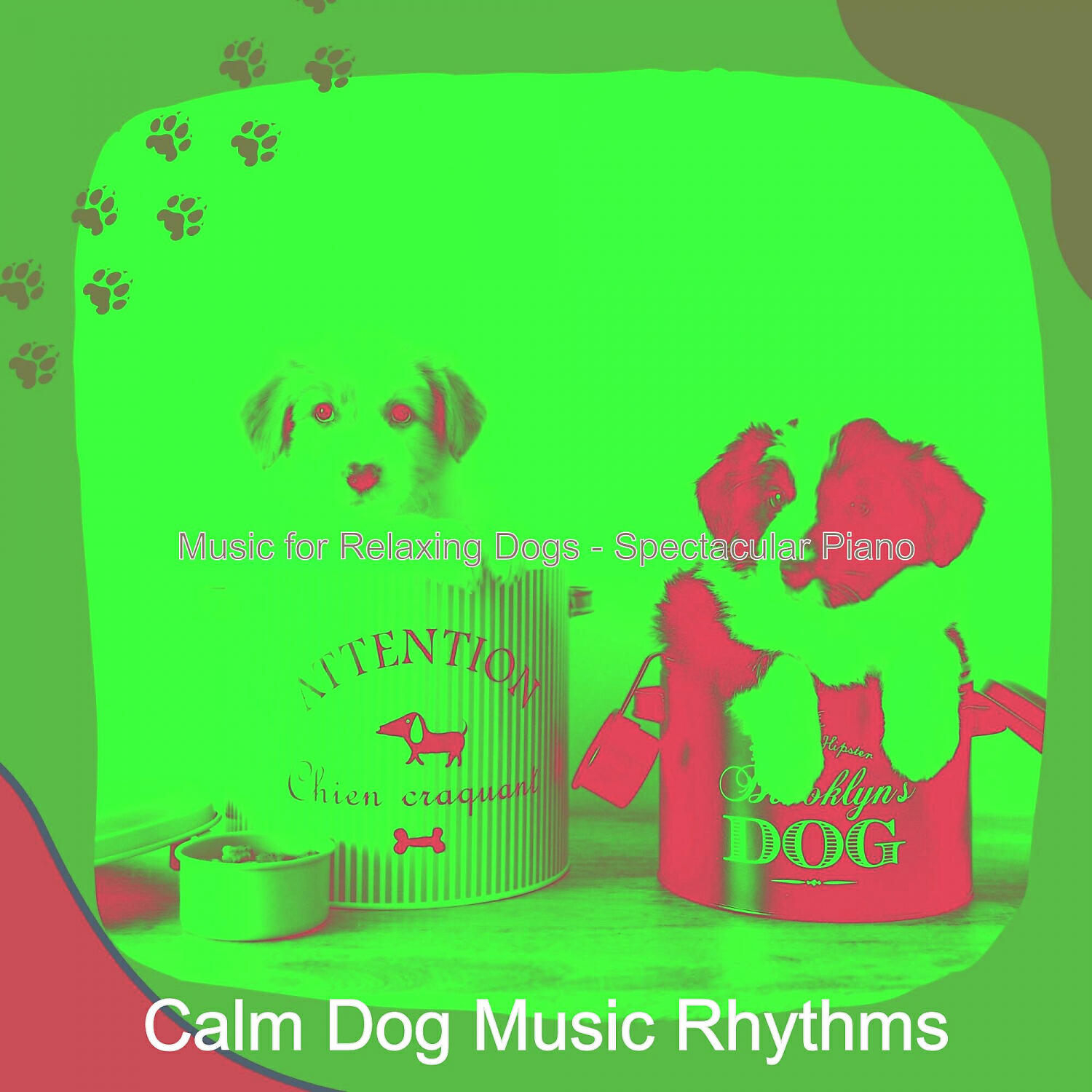 Calm Dog Music Rhythms - Vintage Backdrops for Doggy Training