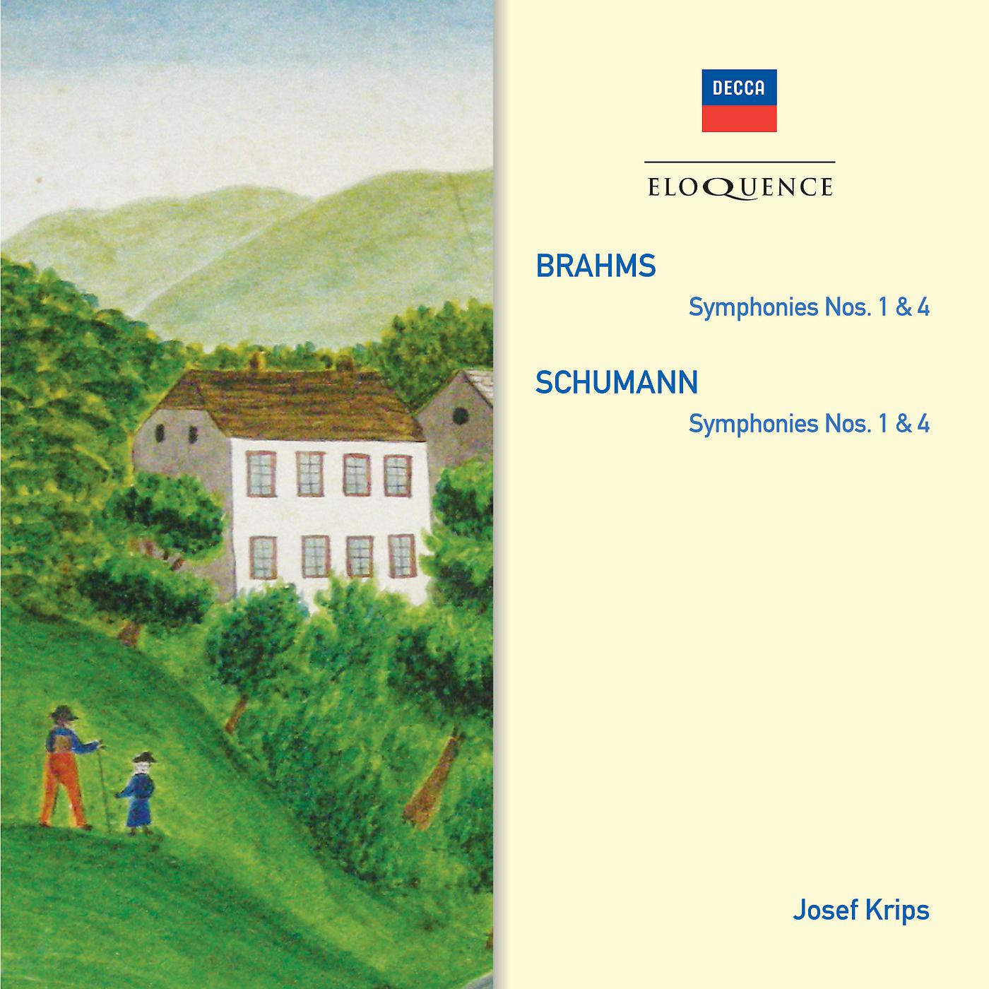 Постер альбома Brahms: Symphonies Nos.1 & 4; Schumann: Symphonies Nos.1 & 4