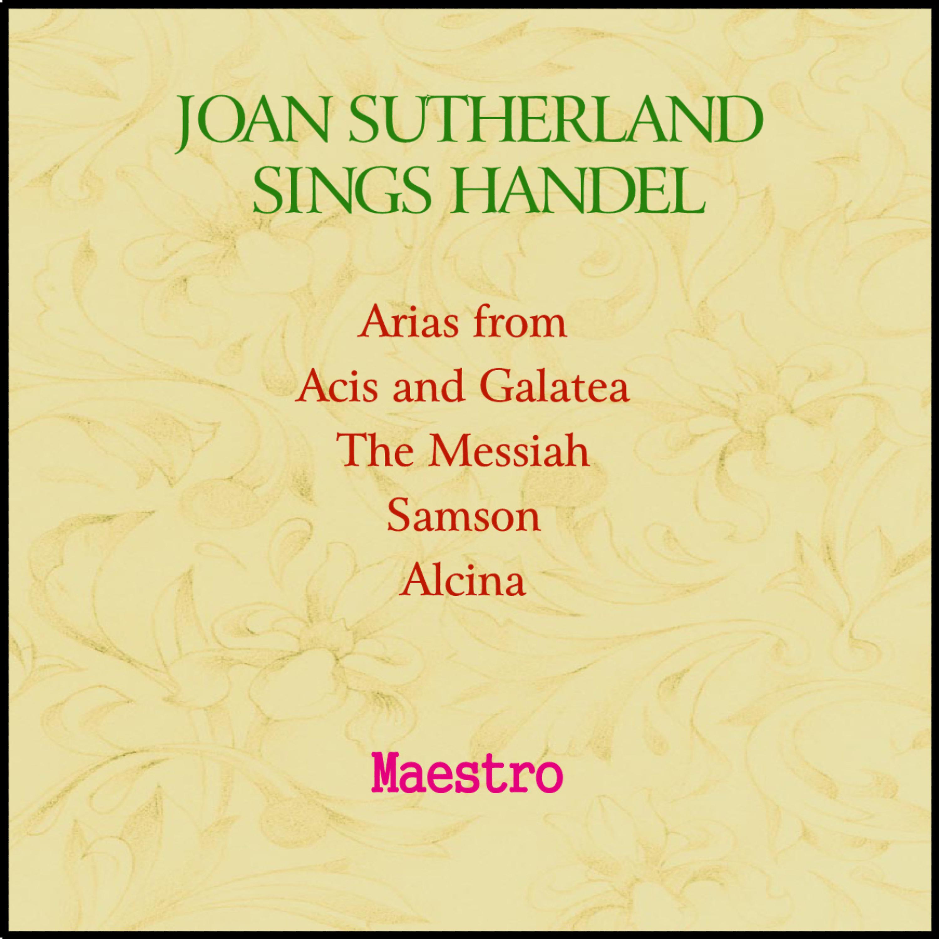 Постер альбома Joan Sutherland sings Handel