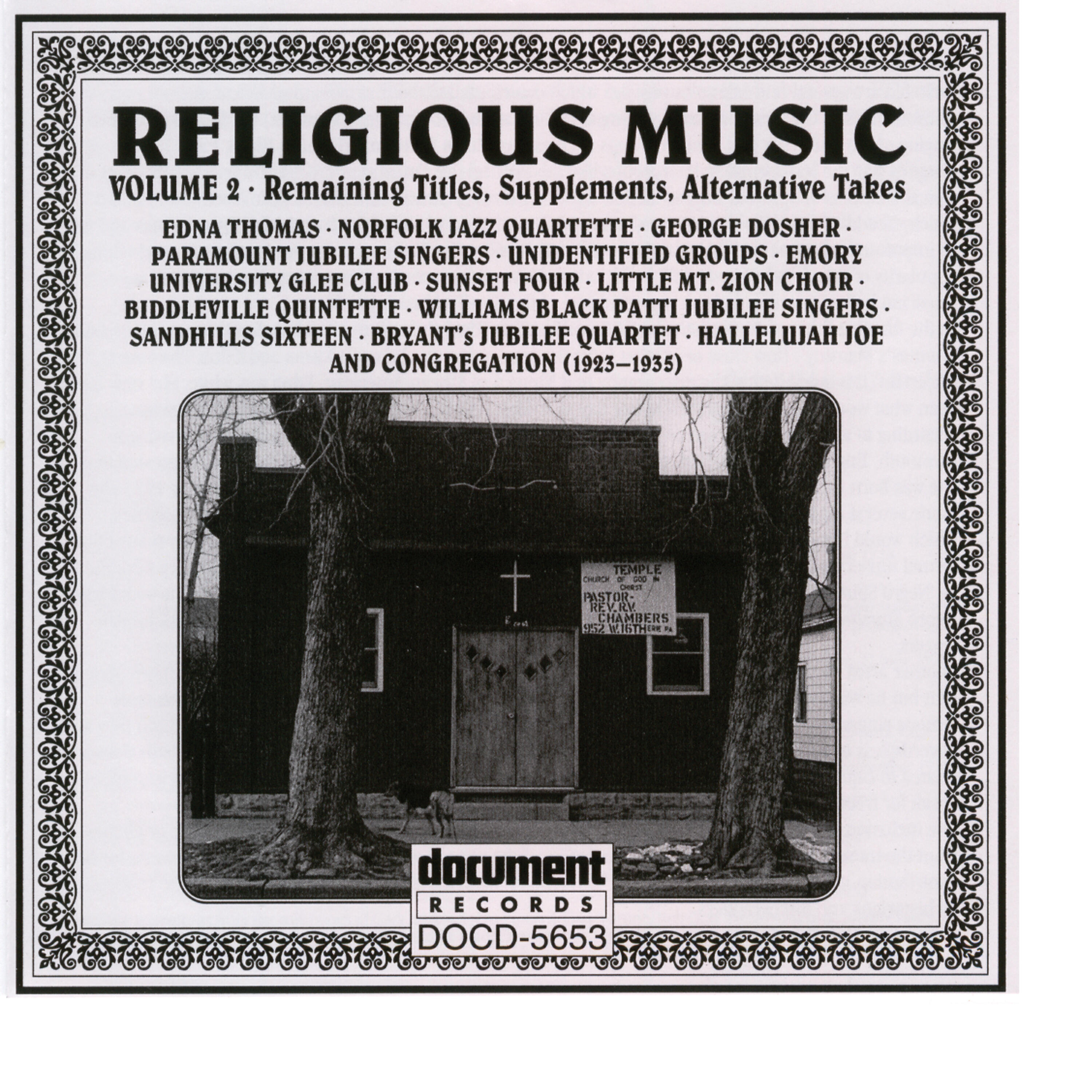 Williams Black Patti Jubilee Singers - When The Love Comes Trickling Down