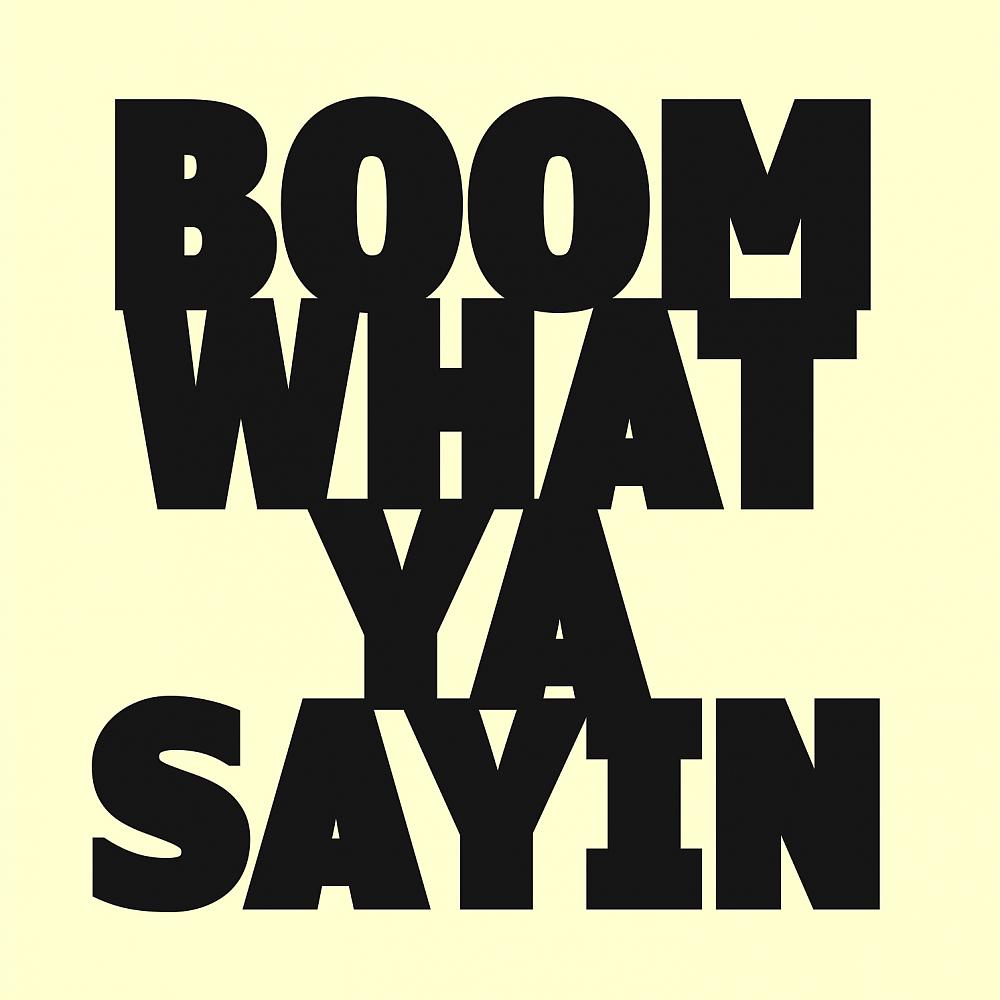 Постер альбома Boom What Ya Saying