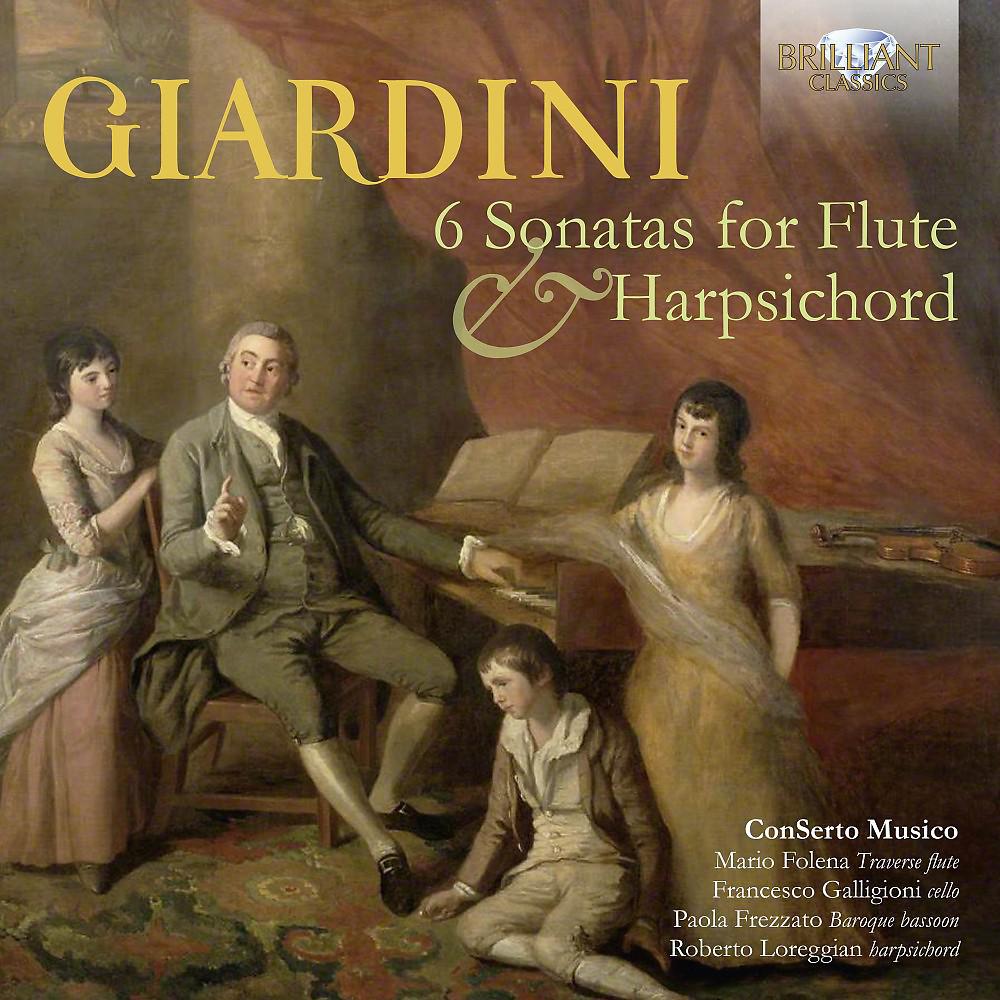 Постер альбома Giardini: 6 Sonatas for Flute & Harpsichord