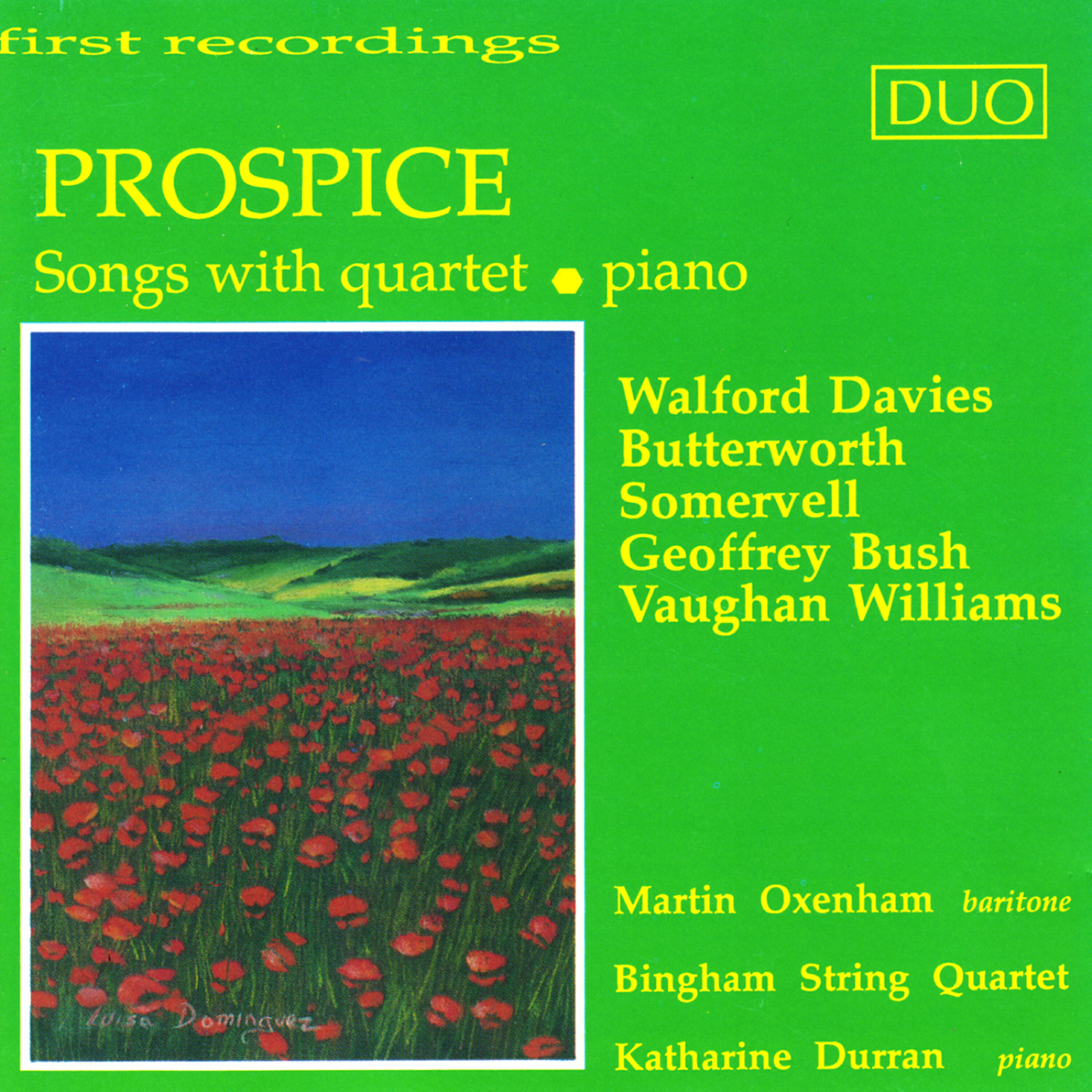 Bingham String Quartet - Five Mystical Songs: No. 2, I Got Me Flowers