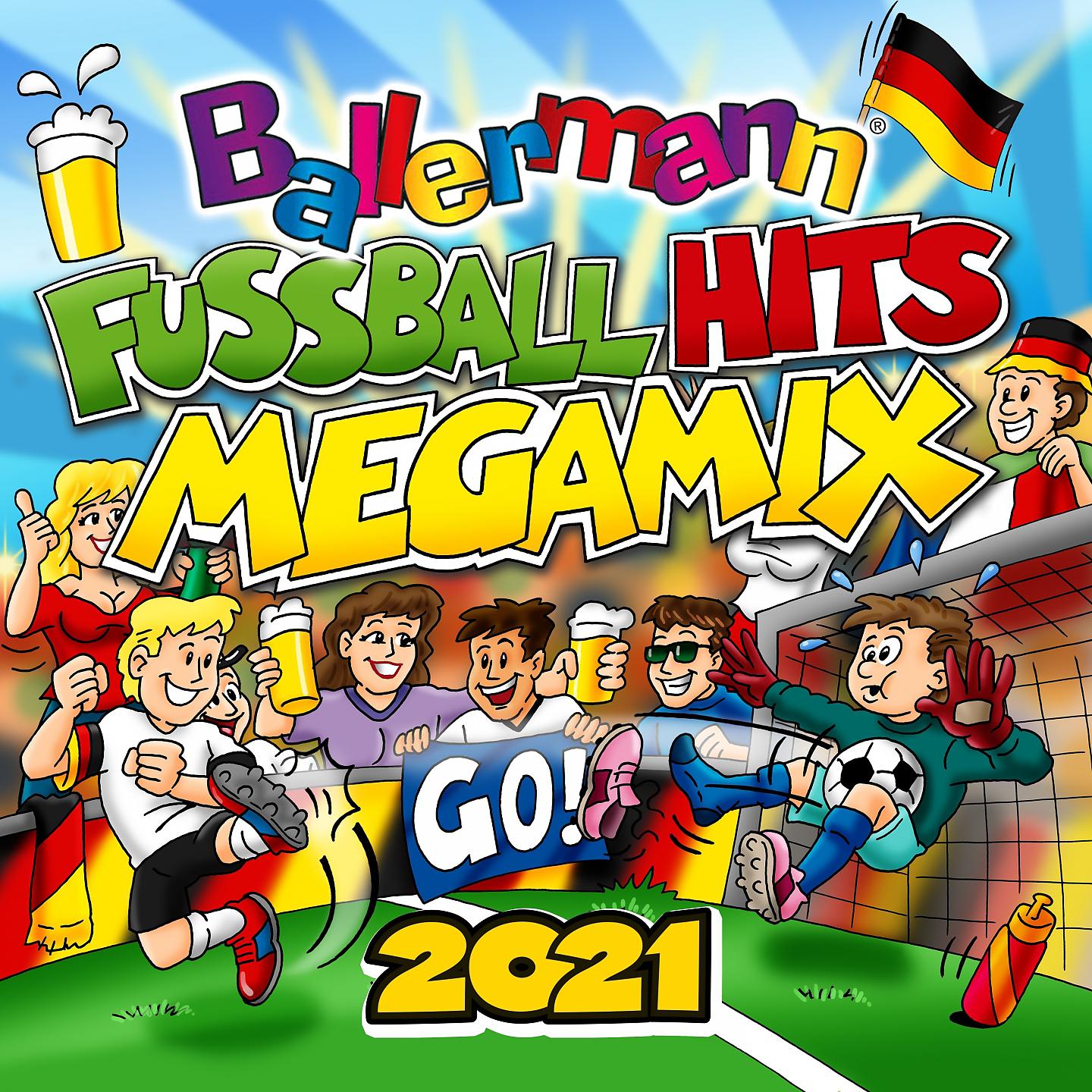Постер альбома Ballermann Fussball Hits Megamix 2021