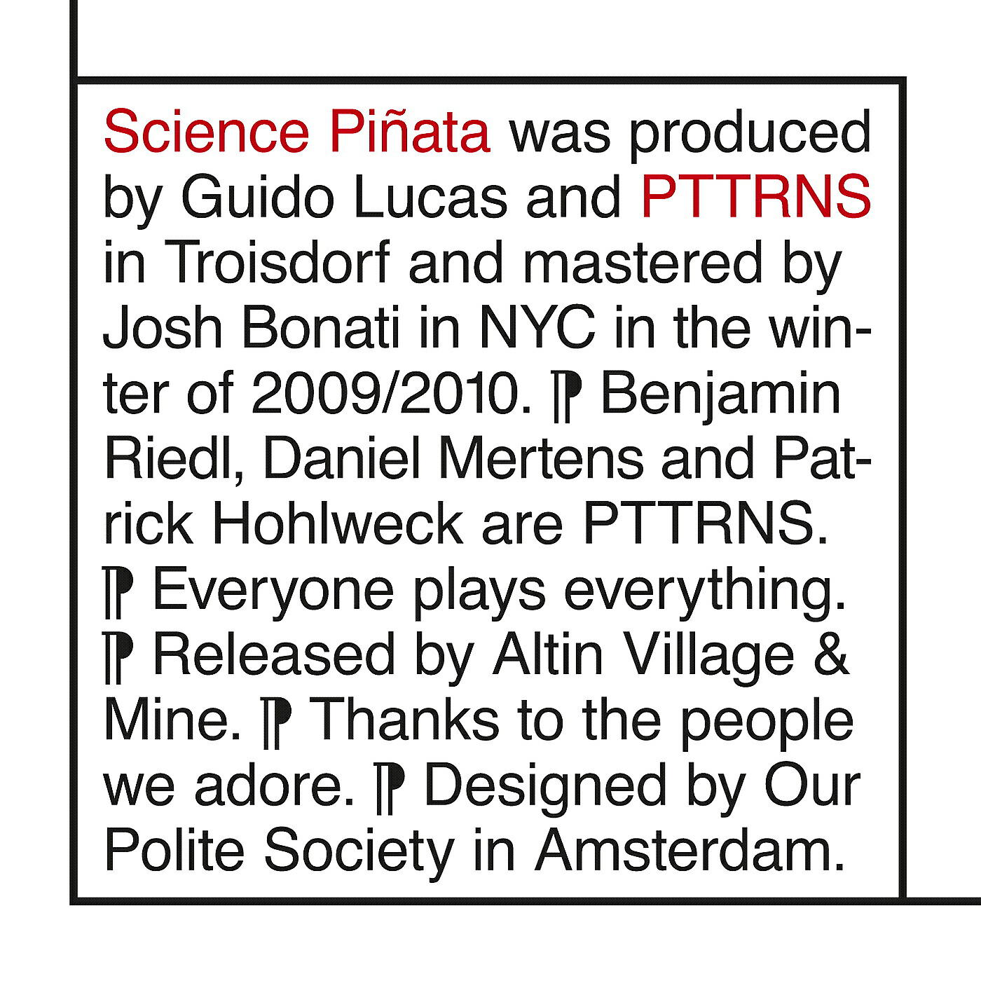 PTTRNS - Apocalypso