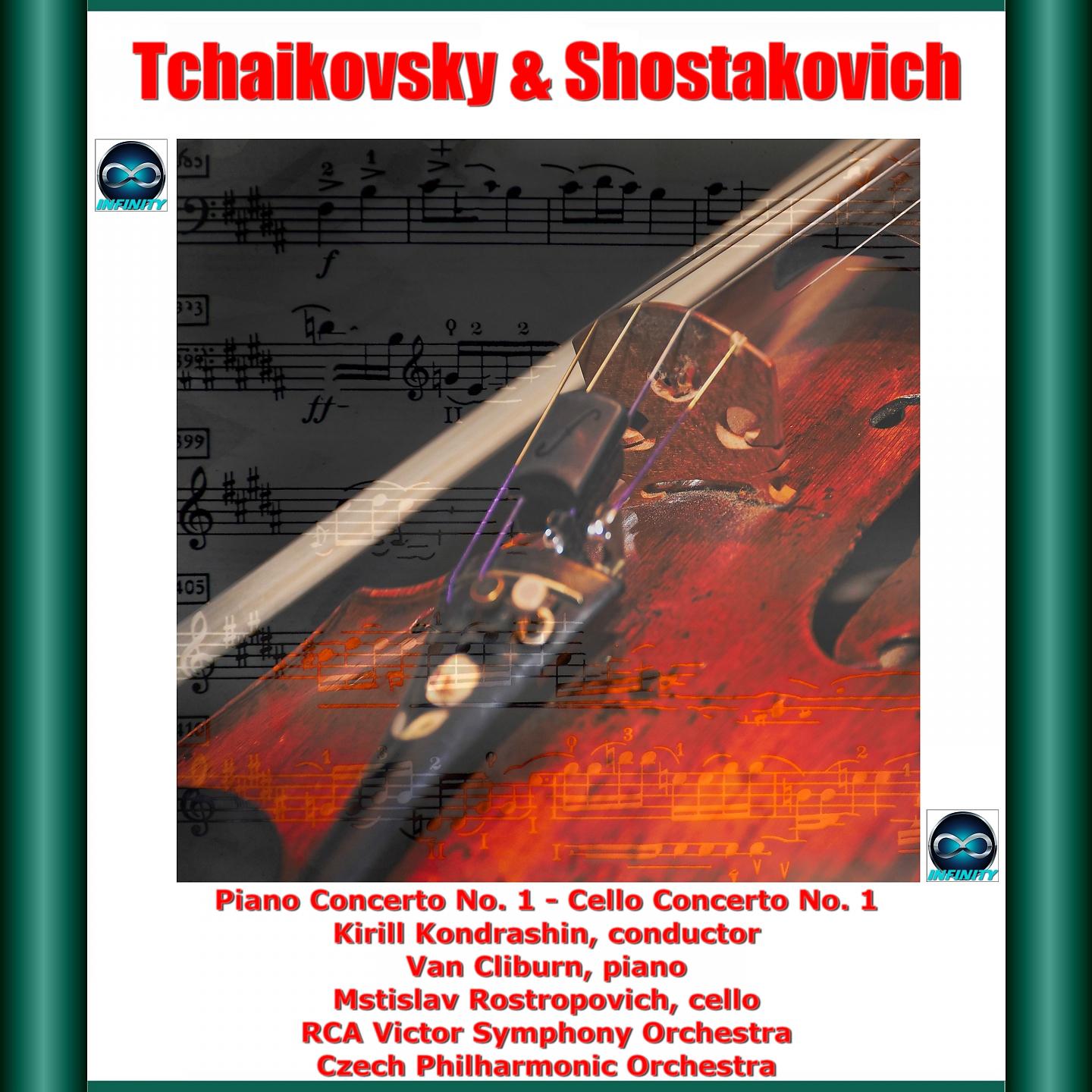 Постер альбома Tchaikovsky & Shostakovich: Piano Concerto No. 1 - Cello Concerto No. 1