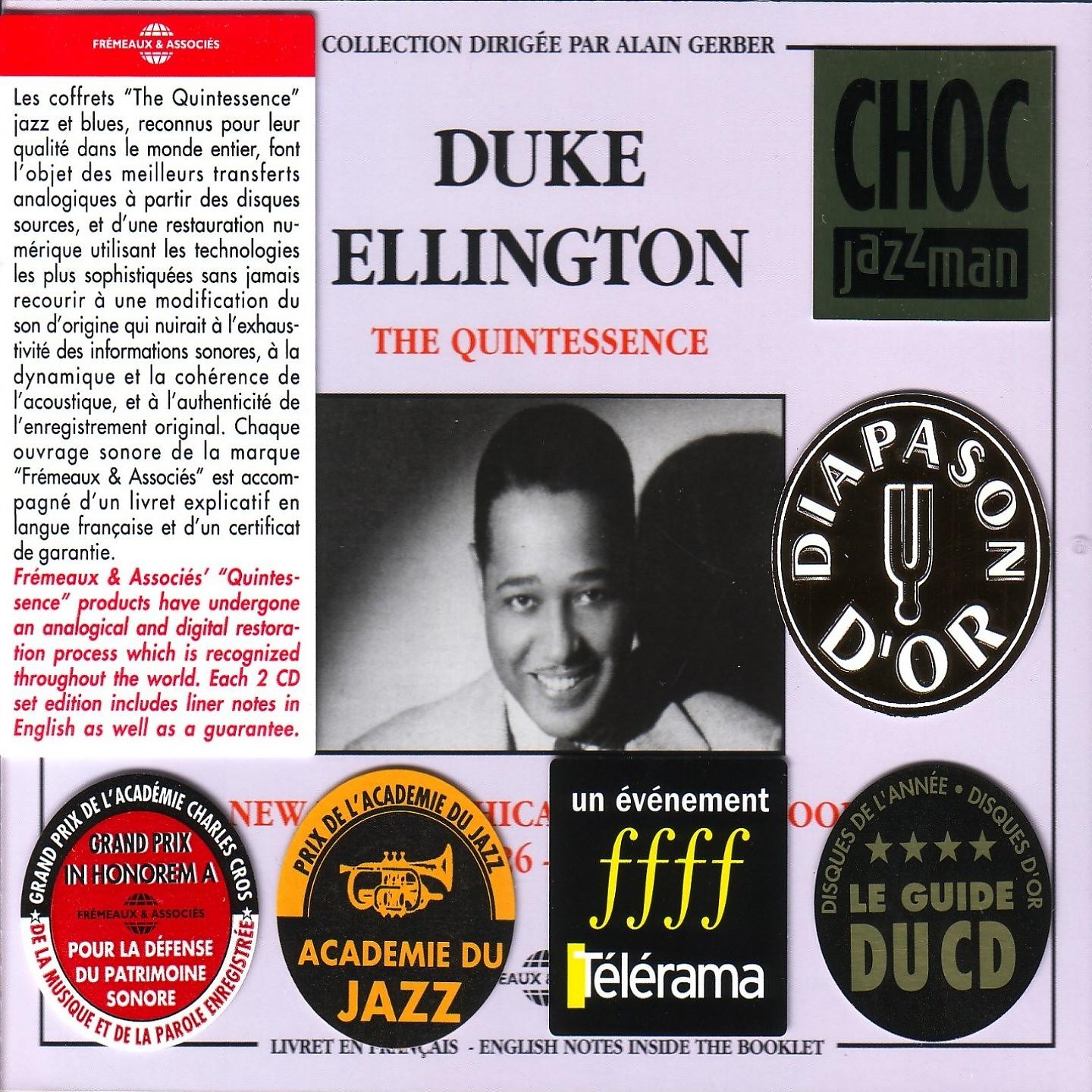 Постер альбома Duke Ellington Quintessence 1926-1941: New York-Chicago-Hollywood