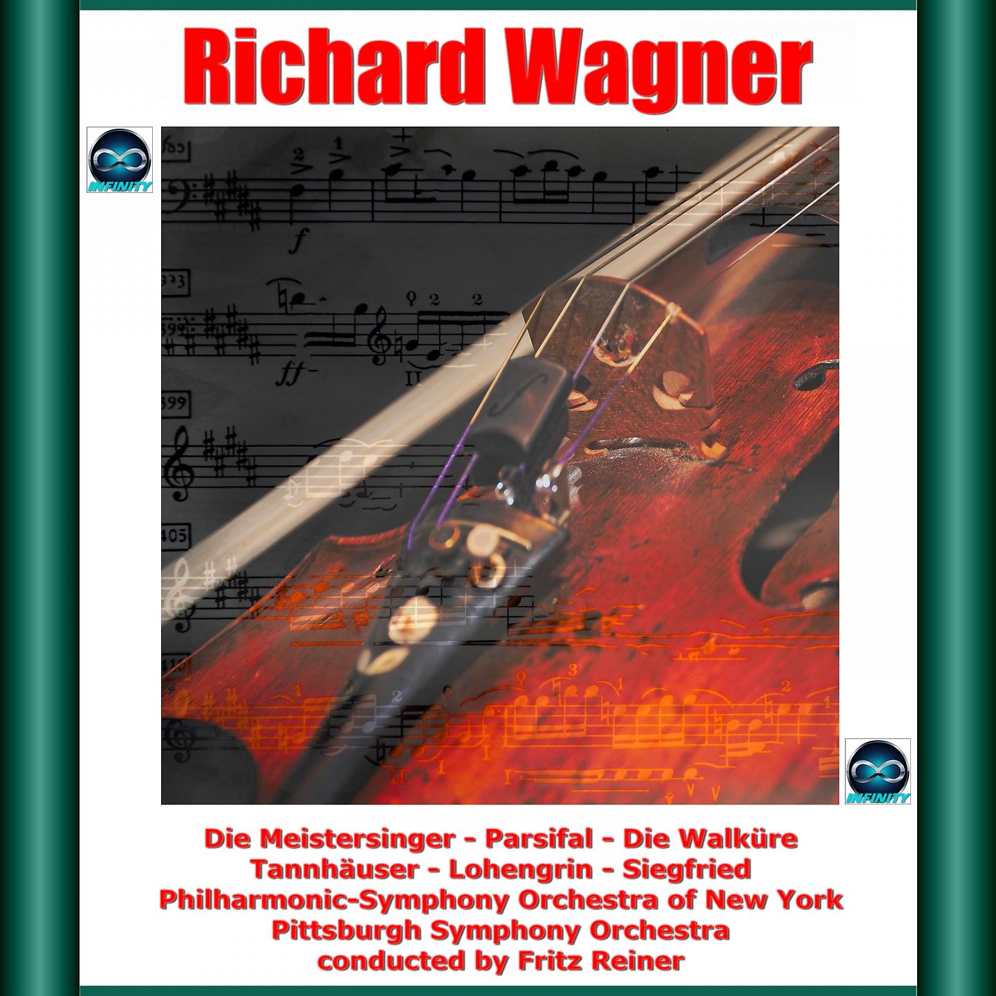 Постер альбома Wagner: die meistersinger - parsifal - die walküre - tannhäuser - lohengrin - siegfried