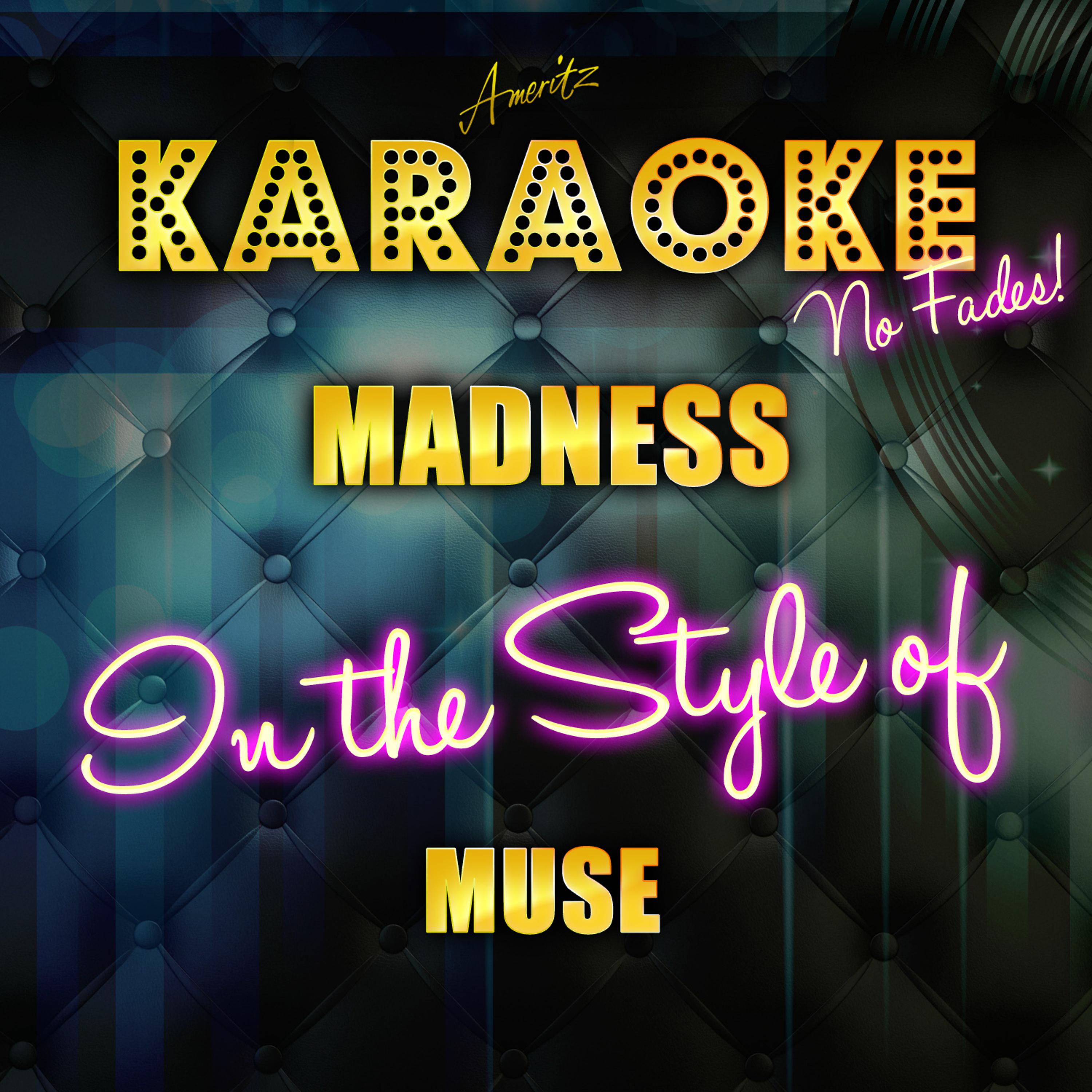 Постер альбома Madness (In the Style of Muse) [Karaoke Version]