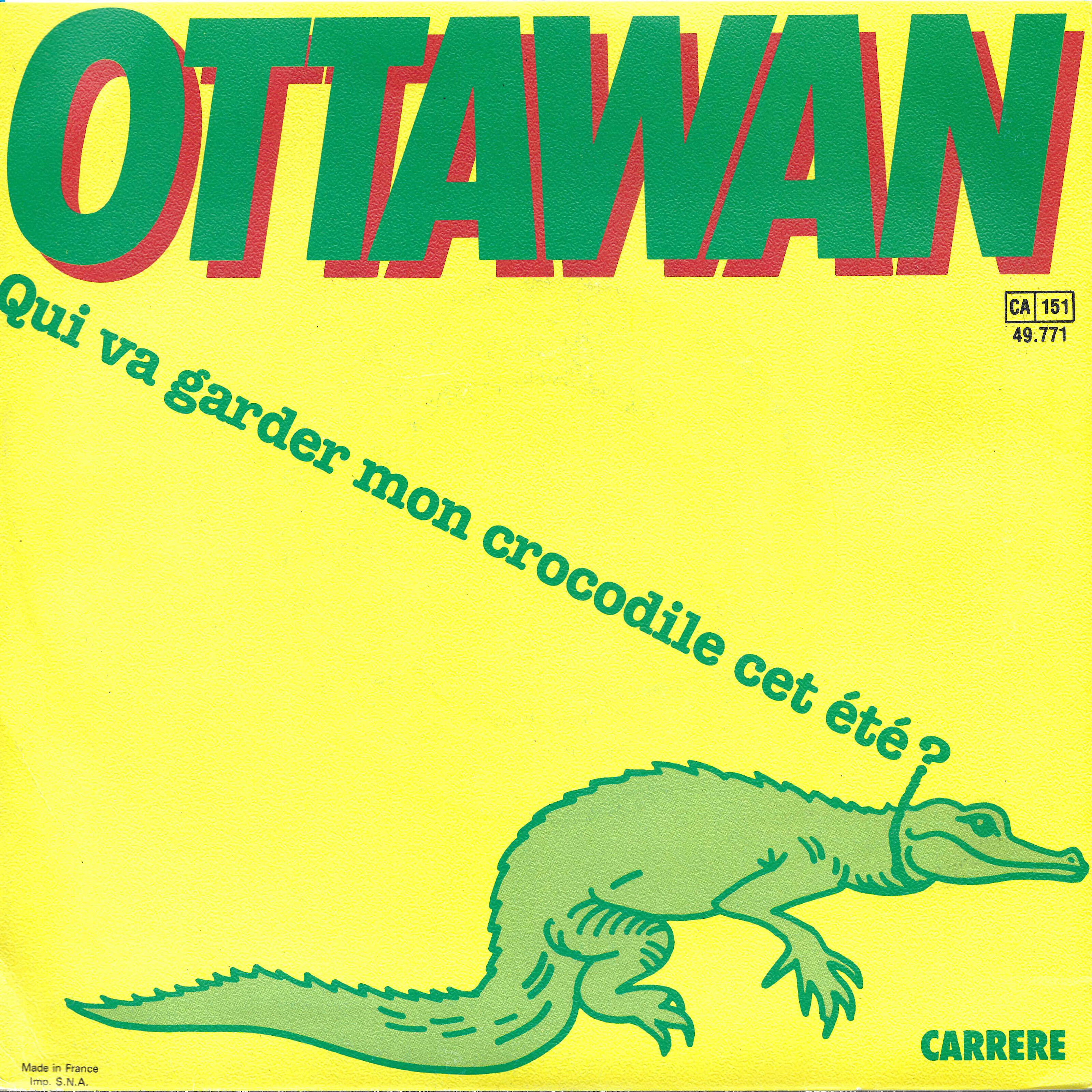Альбом Qui va garder mon crocodile cet été? исполнителя Ottawan