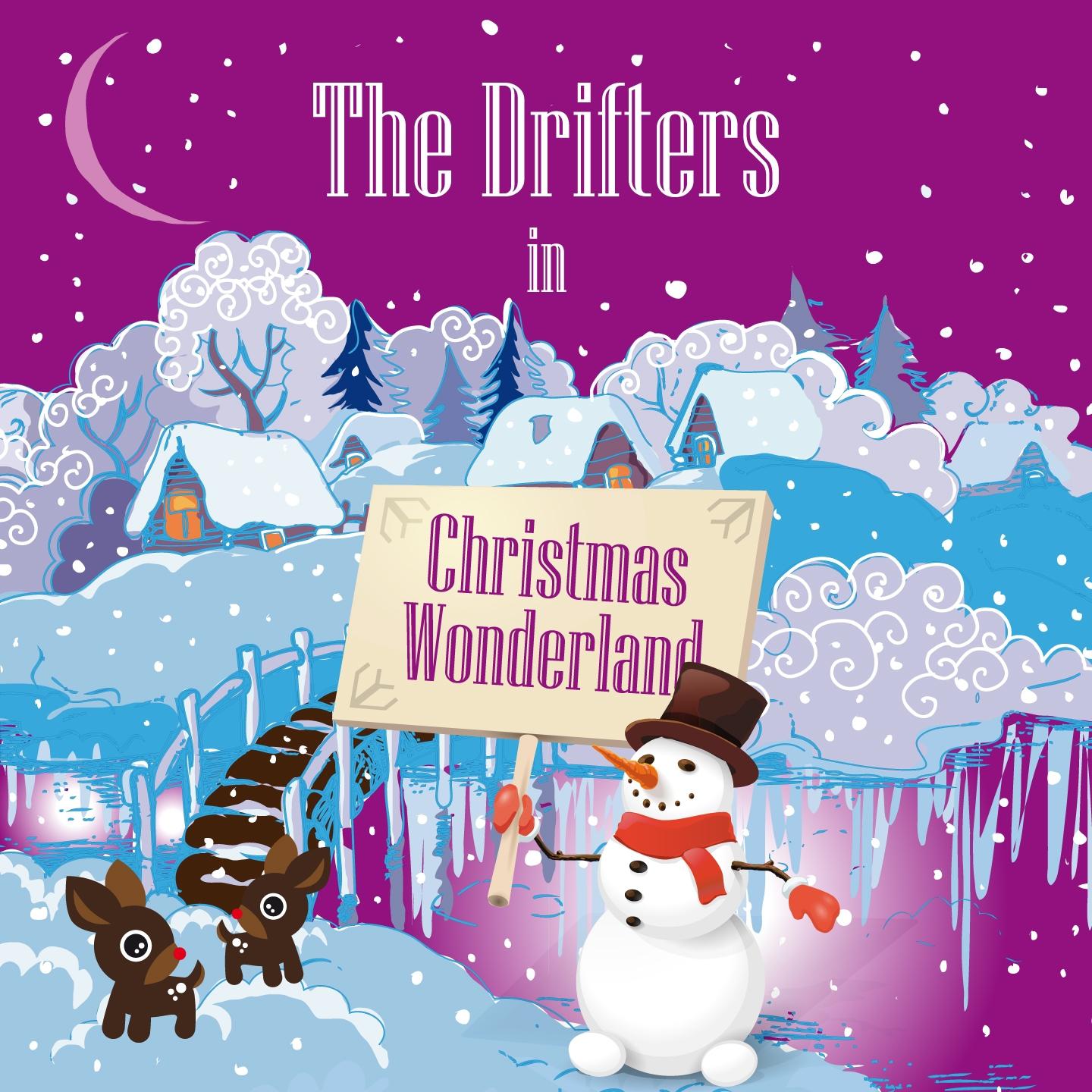Постер альбома The Drifters in Christmas Wonderland