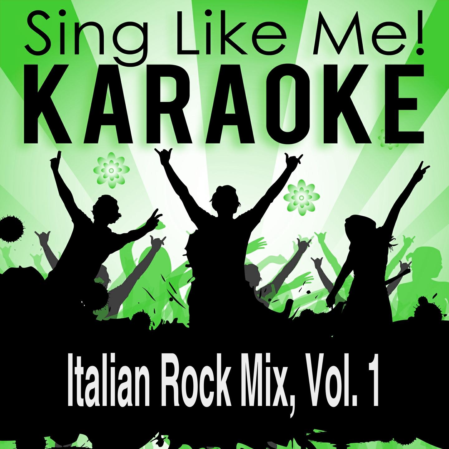 Постер альбома Italian Rock Mix, Vol. 1 (Karaoke Version)