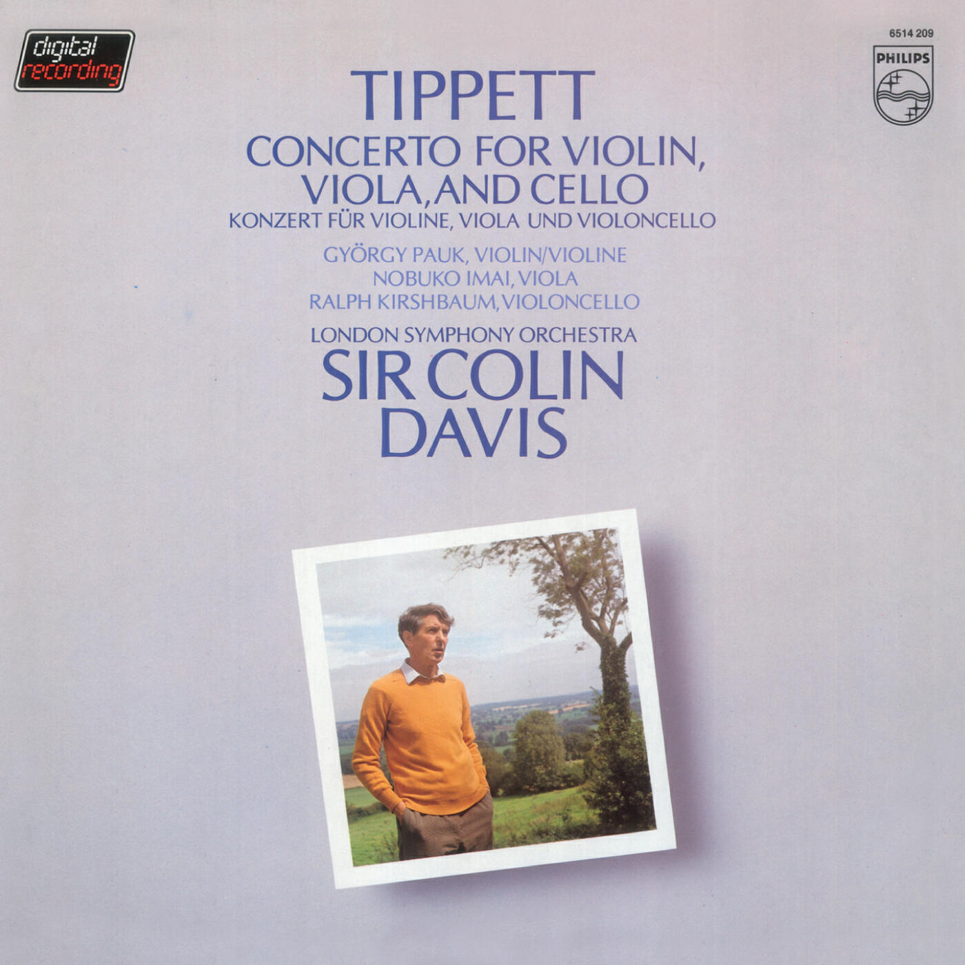 Gyorgy Pauk - Tippett: Concerto for Violin, Viola, Cello and Orchestra - Interlude (Medium slow)