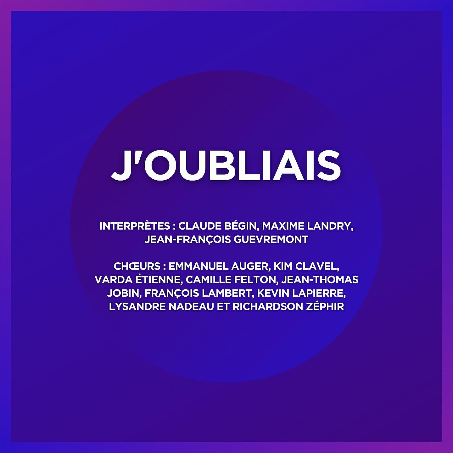 Claude Bégin - J'oubliais