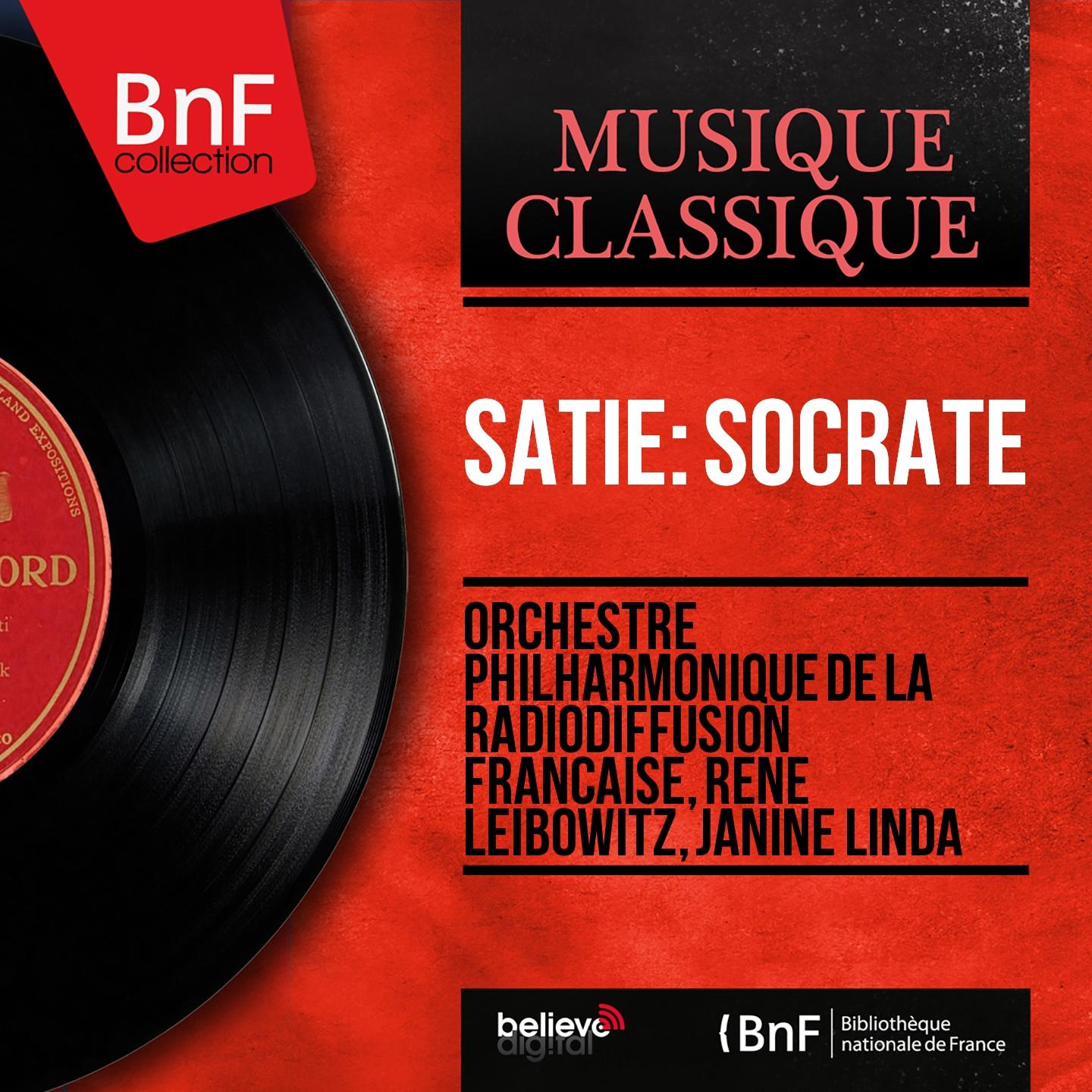 Постер альбома Satie: Socrate (Mono Version)