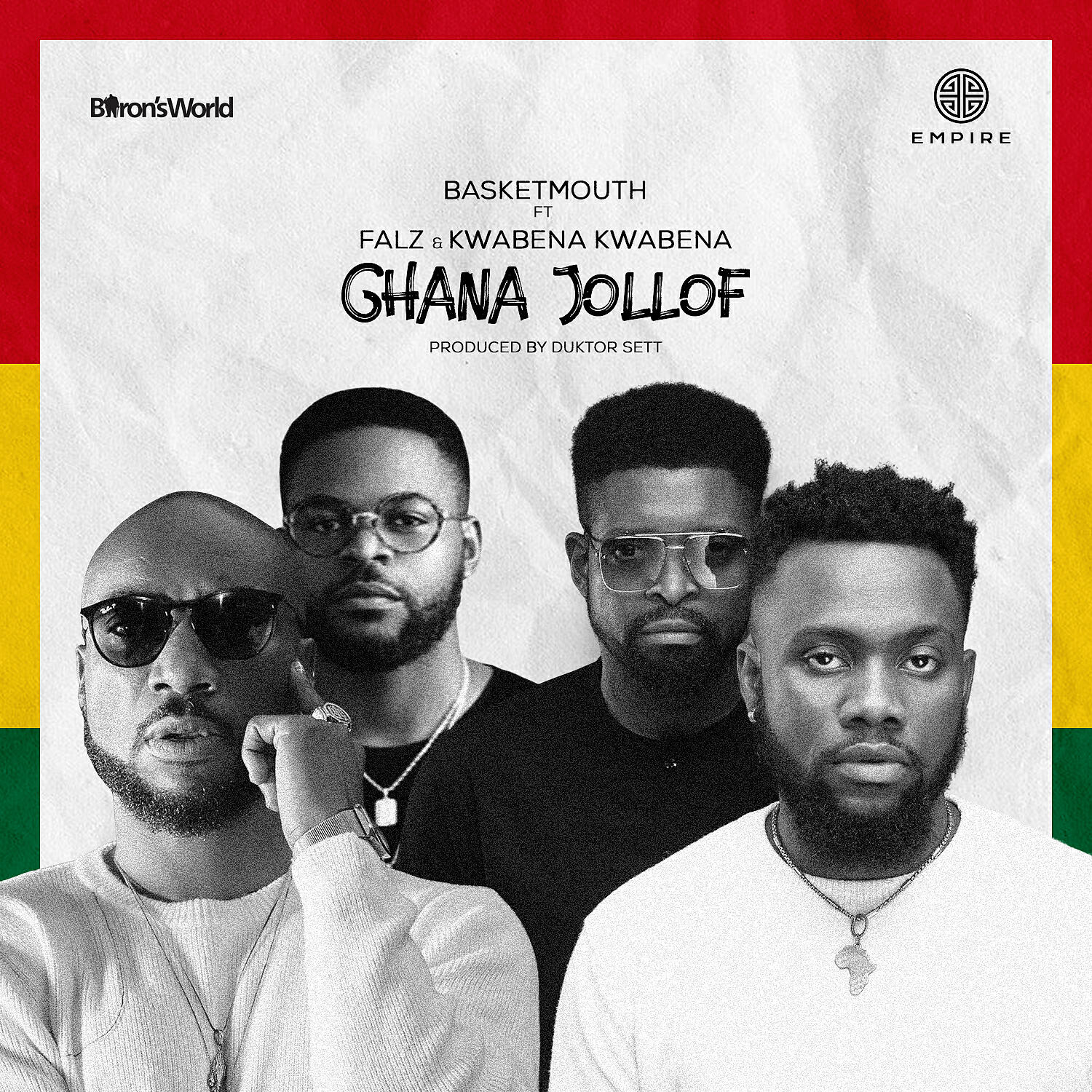 Basketmouth - Ghana Jollof (feat. Falz & Kwabena Kwabena)
