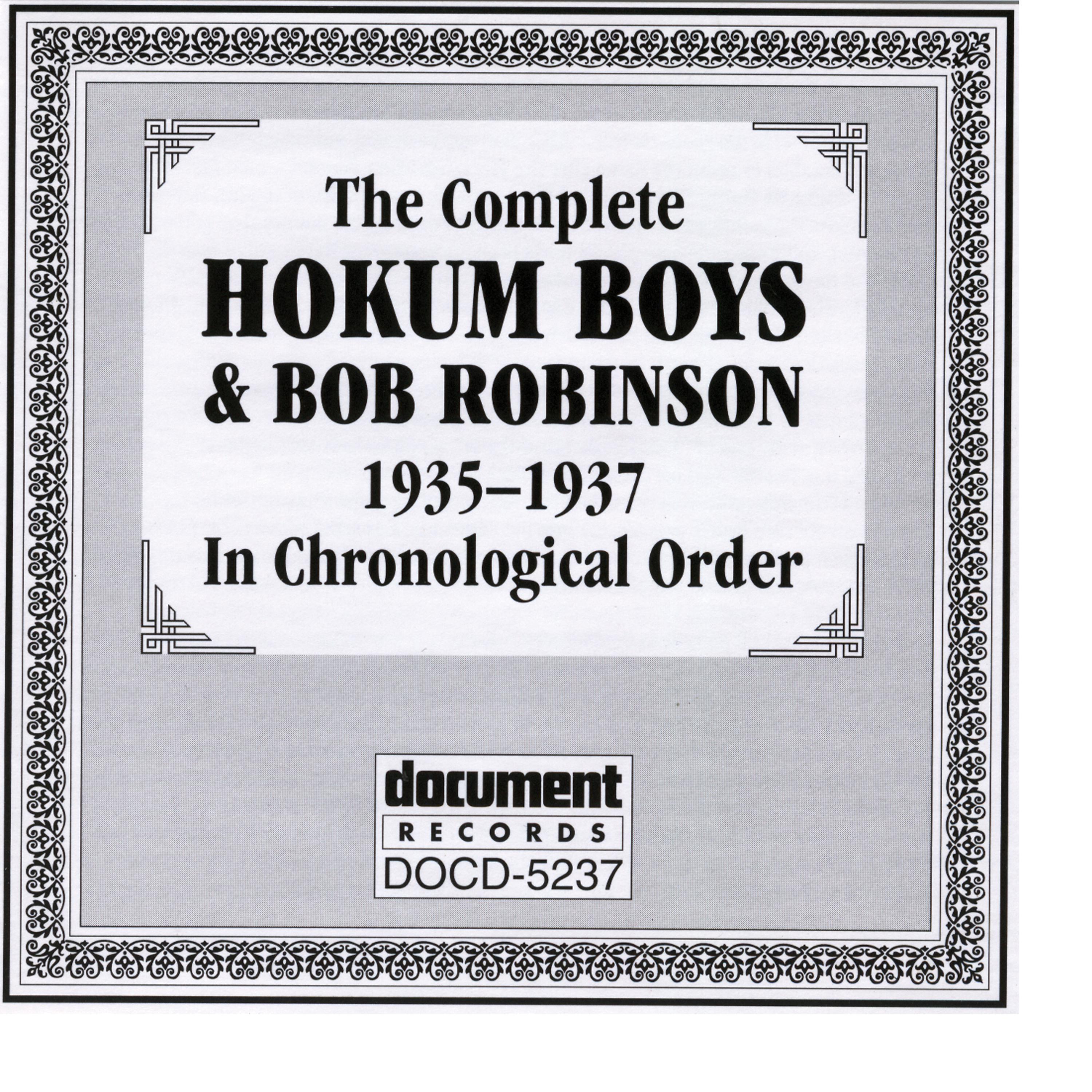 Постер альбома The Hokum Boys & Bob Robinson Vol. 2 1935-1937