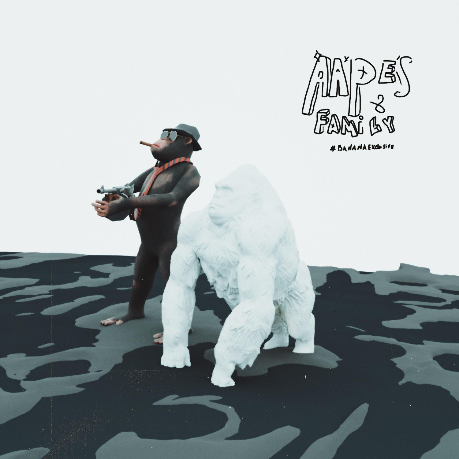 Постер альбома aapes & family (#freebananas)
