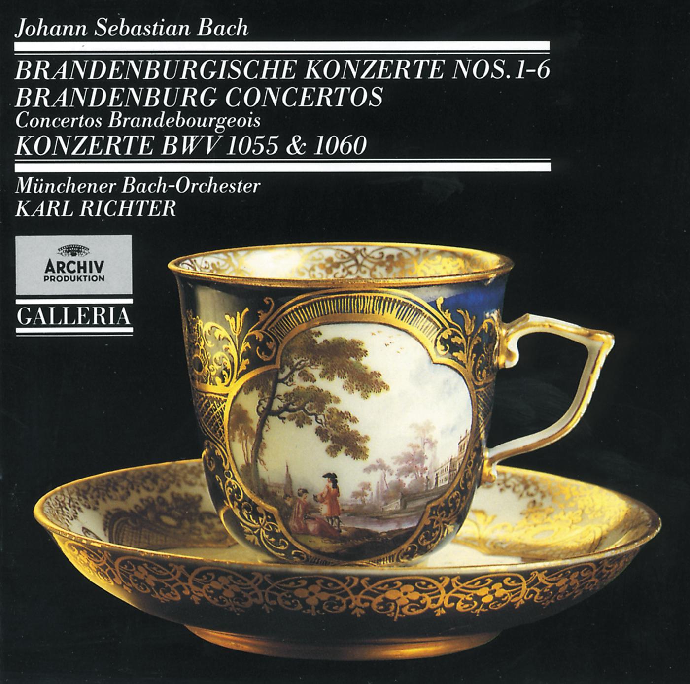 Постер альбома J.S. Bach: Brandenburg Concertos Nos. 1 - 6 · Concertos BWV 1055 & 1060
