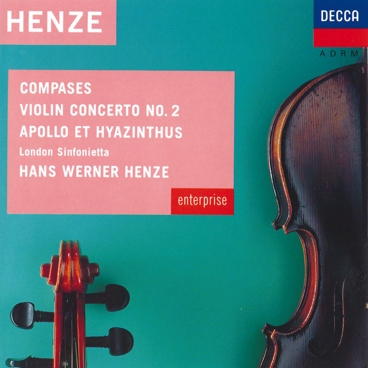 Постер альбома Henze: Compases; Violin Concerto No.2 etc